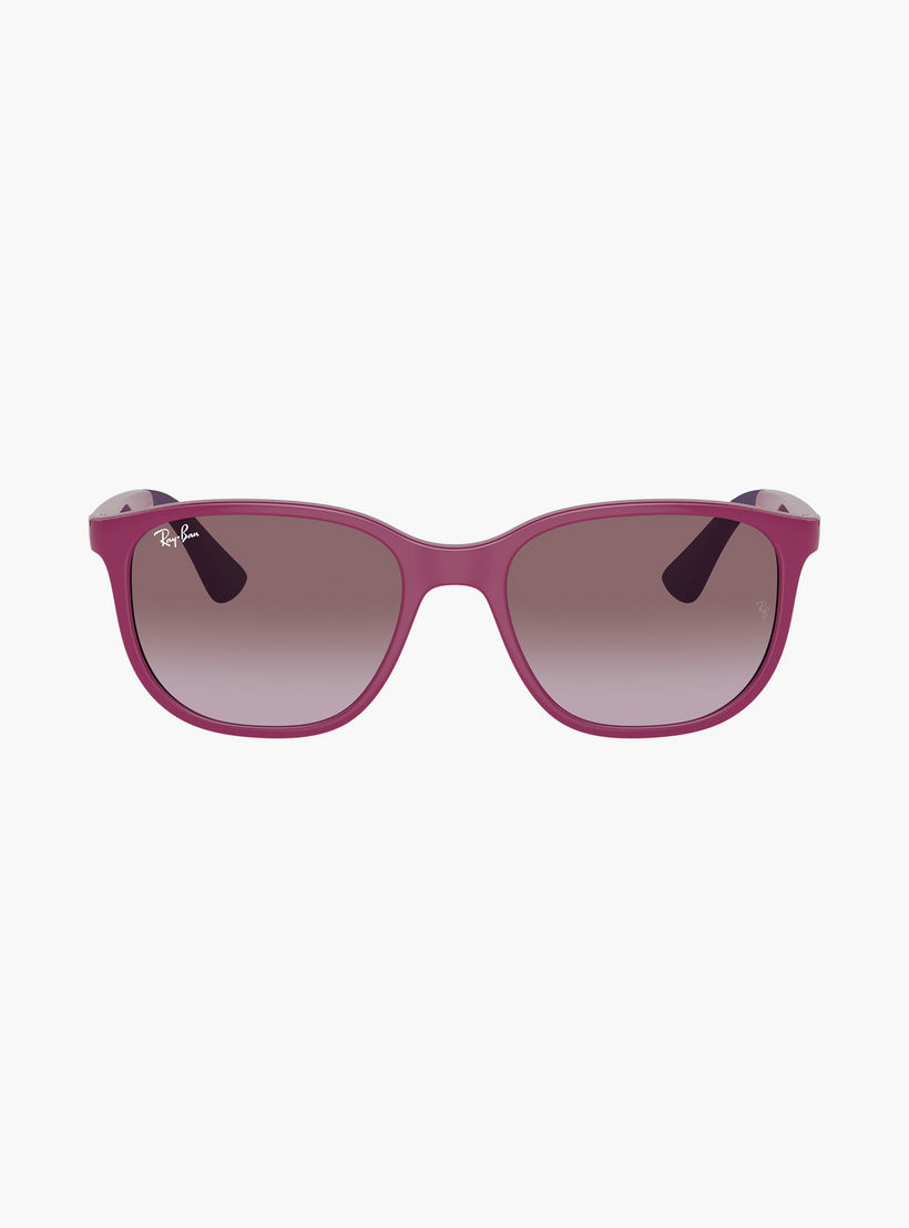نظارات شمسية من راي بان للأطفال بعدسات بنفسجية متدرجة 48 ملم ذات مربعة | 0RJ9078S-girls-accessories-sunglasses-image-4