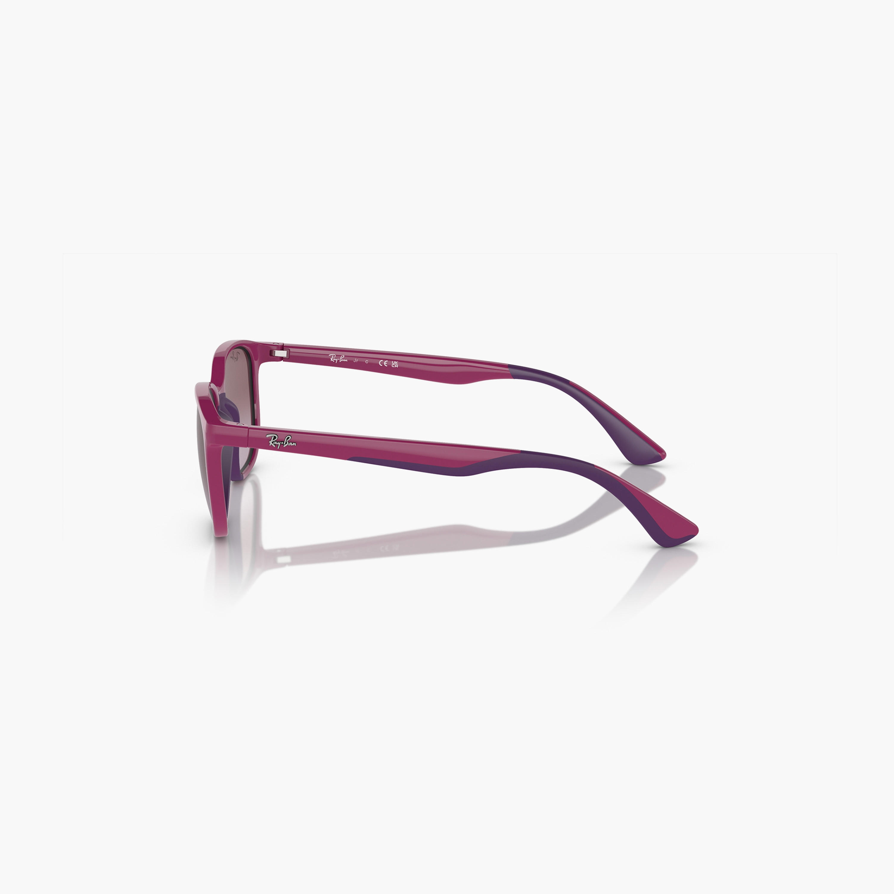 نظارات شمسية من راي بان للأطفال بعدسات بنفسجية متدرجة 48 ملم ذات مربعة | 0RJ9078S-girls-accessories-sunglasses-image-5