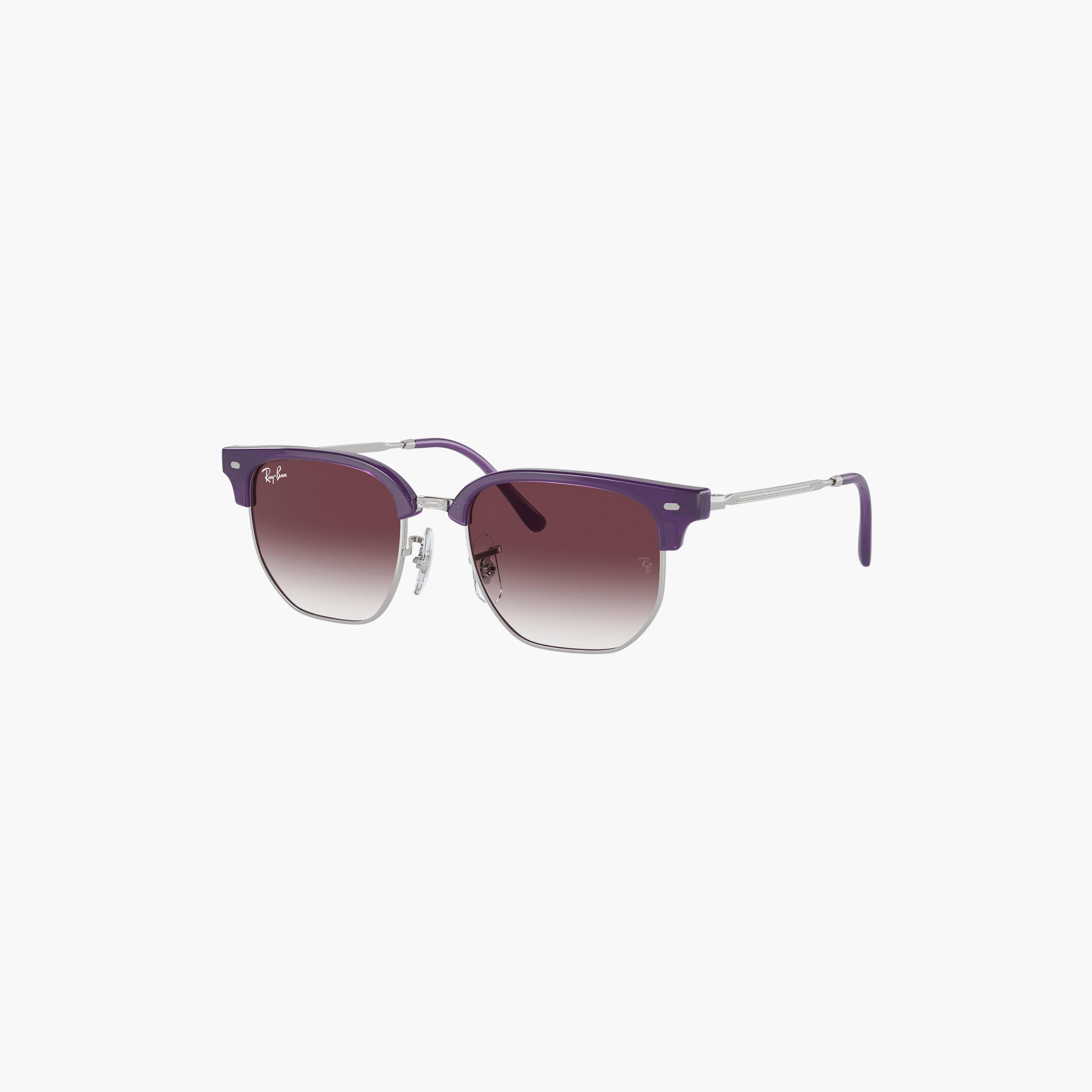 نظارات شمسية من راي بان للأطفال بعدسات بنفسجية متدرجة 47 ملم ذات مربعة | 0RJ9116S-girls-accessories-sunglasses-image-1