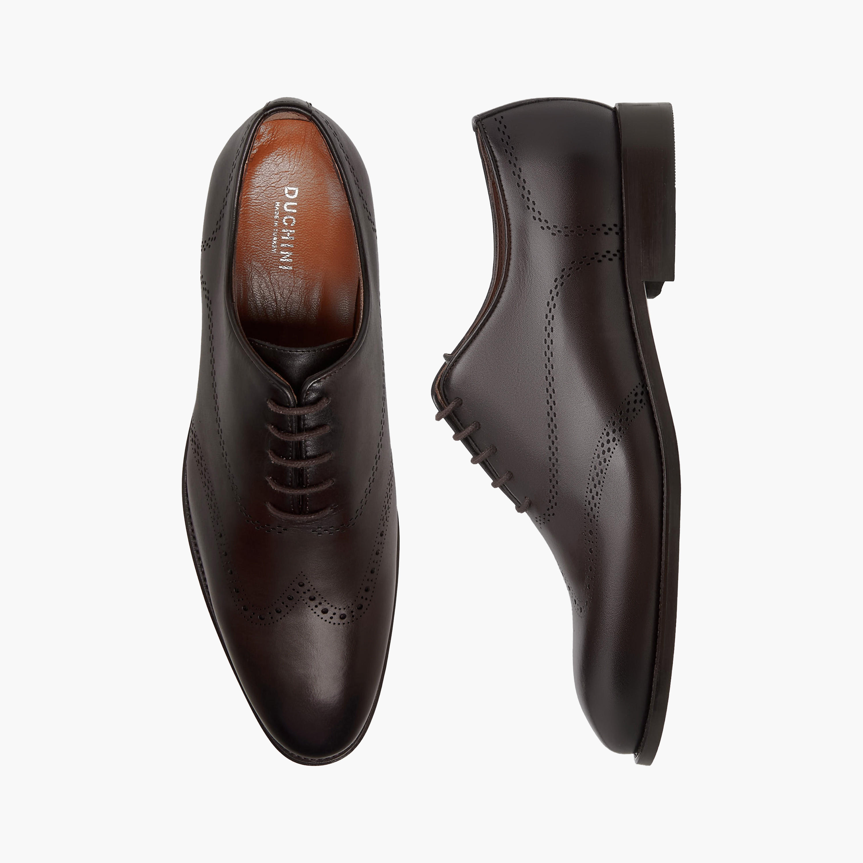 Duchini Men Lace-Up Leather Oxford Shoes-men-shoes-formalshoes-image-1