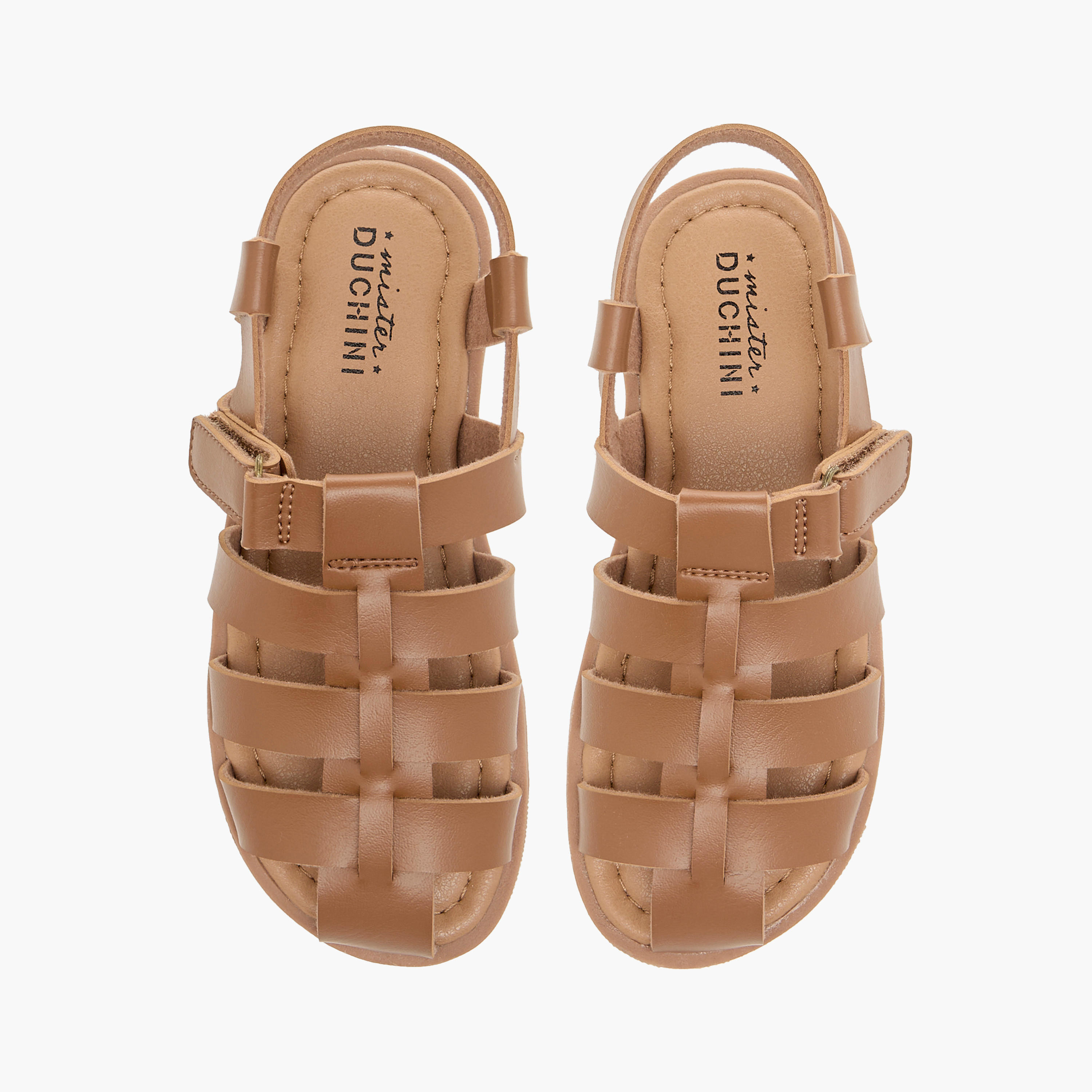 صندل سادة بشريط إغلاق لاصق من مستر دوتشيني-boys-shoes-sandals-image-4