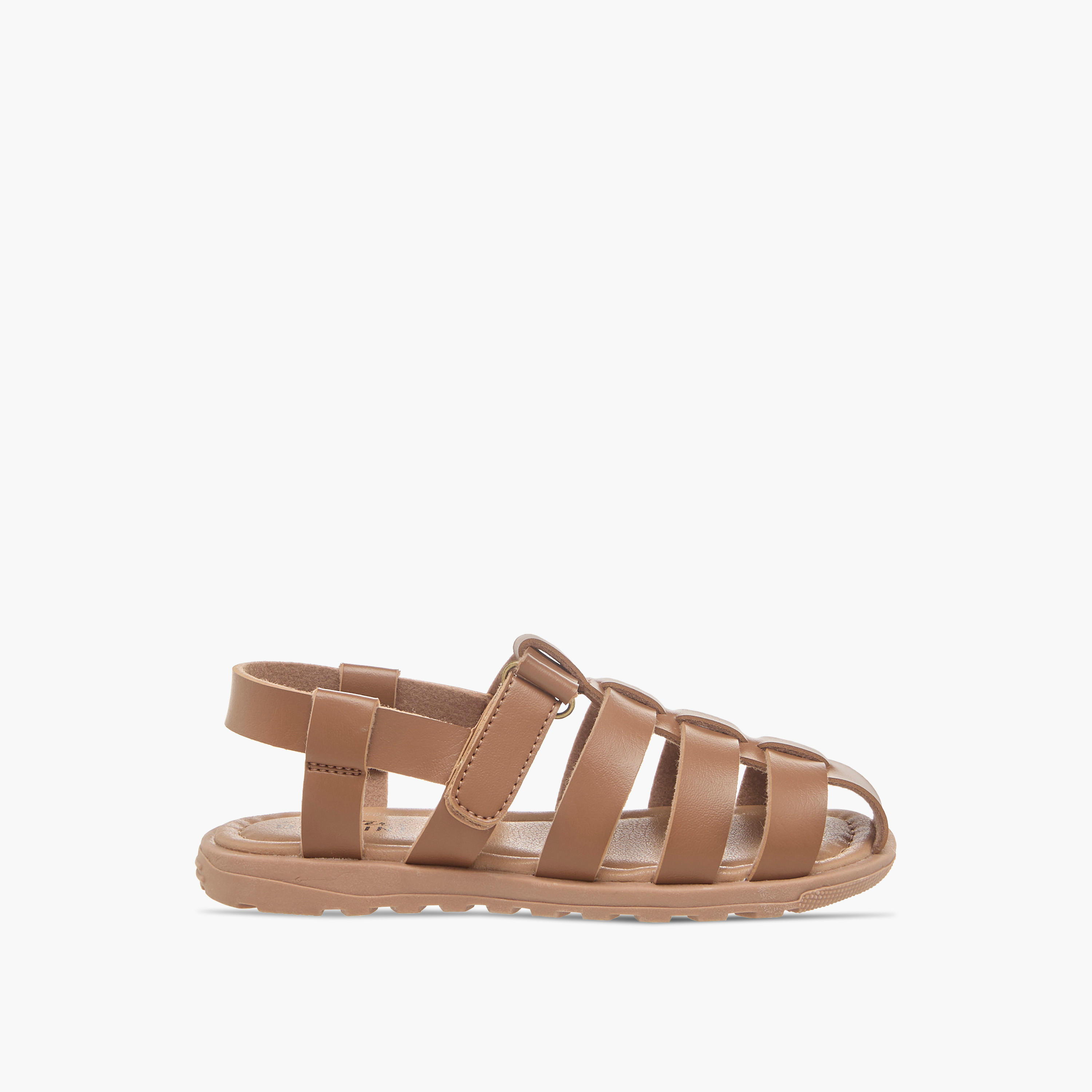 صندل سادة بشريط إغلاق لاصق من مستر دوتشيني-boys-shoes-sandals-image-3