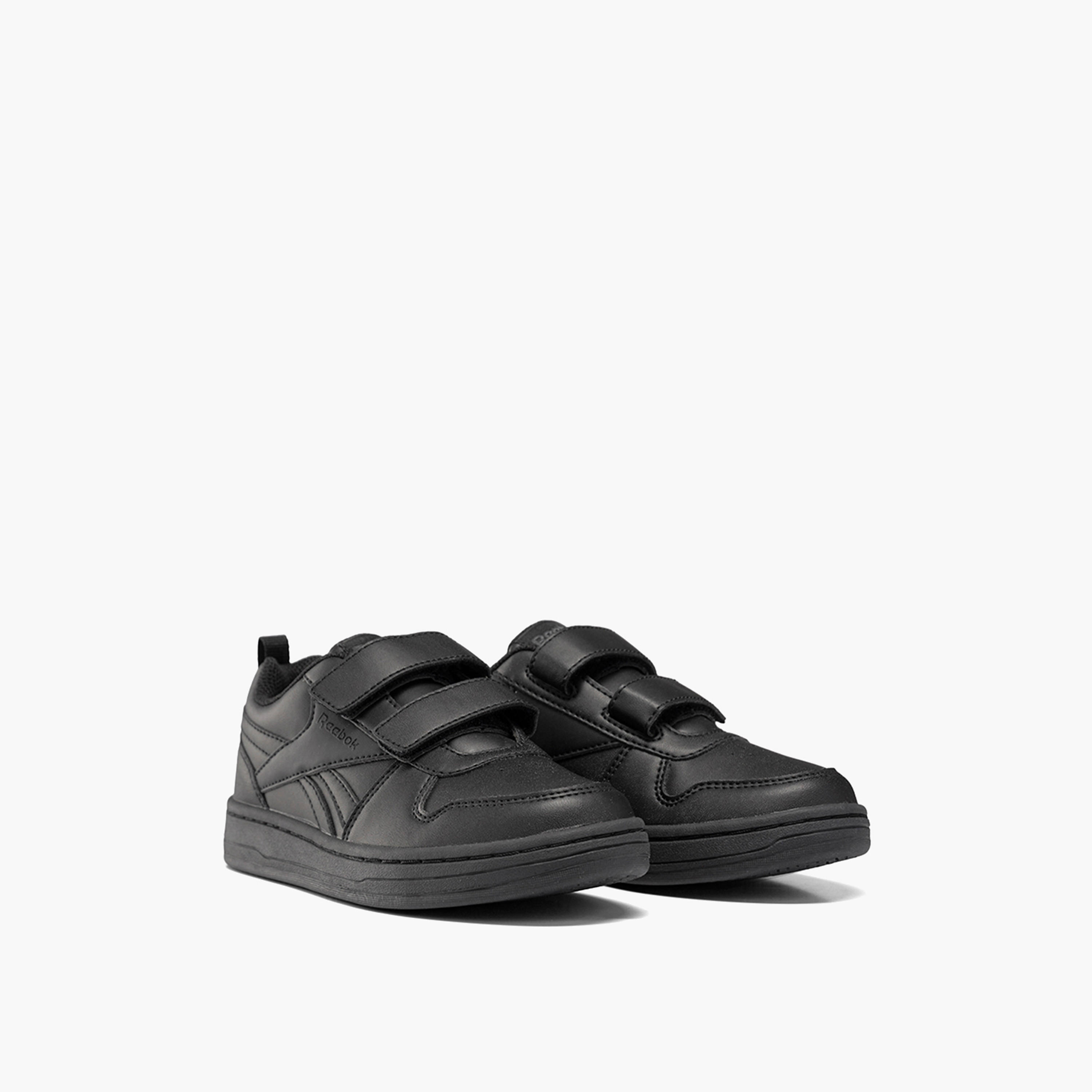 Reebok Kids' Panelled School Shoes with Hook and Loop Closure-girls-shoes-schoolshoes-image-1