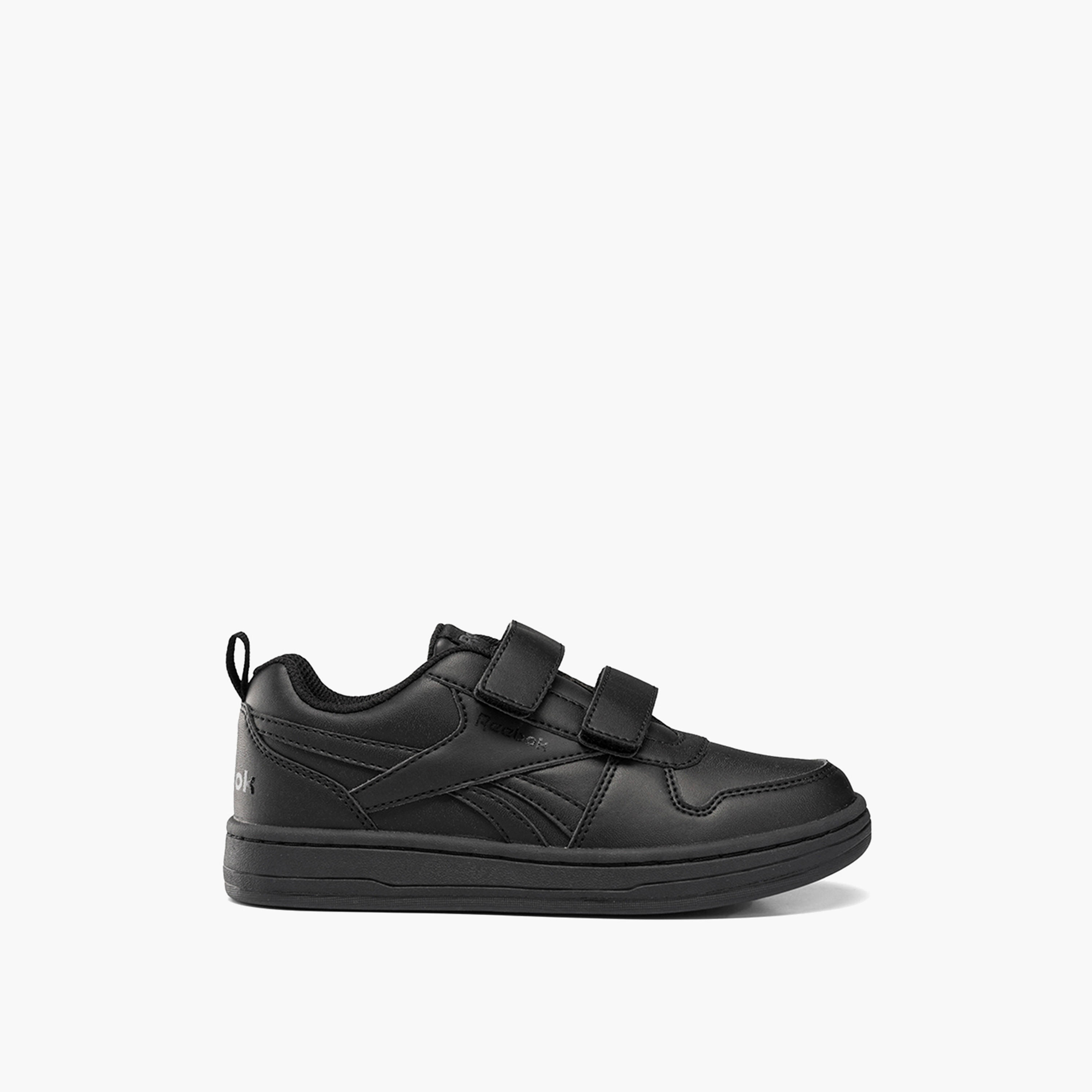 Reebok Kids' Panelled School Shoes with Hook and Loop Closure-girls-shoes-schoolshoes-image-2