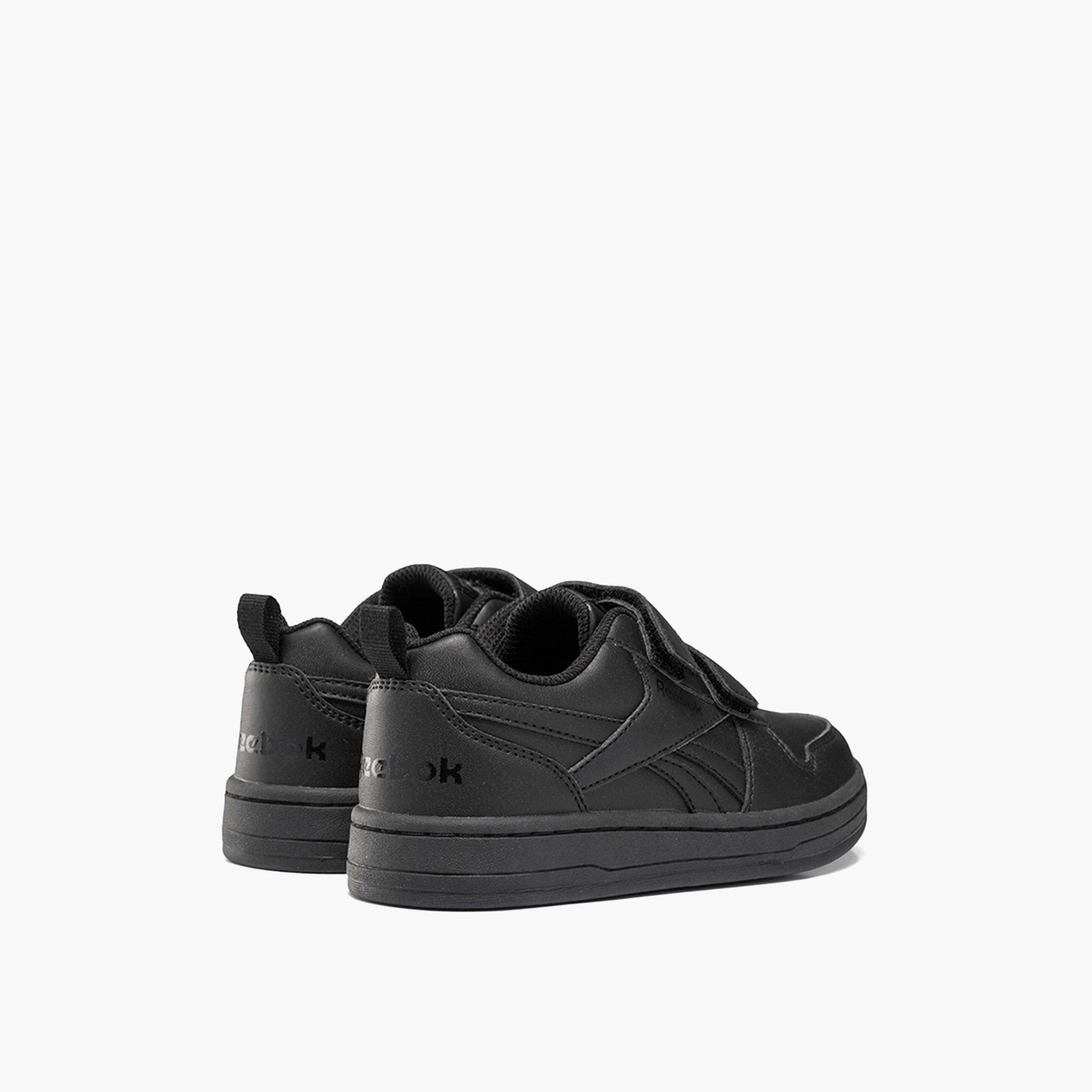 Reebok Kids' Panelled School Shoes with Hook and Loop Closure-girls-shoes-schoolshoes-image-3