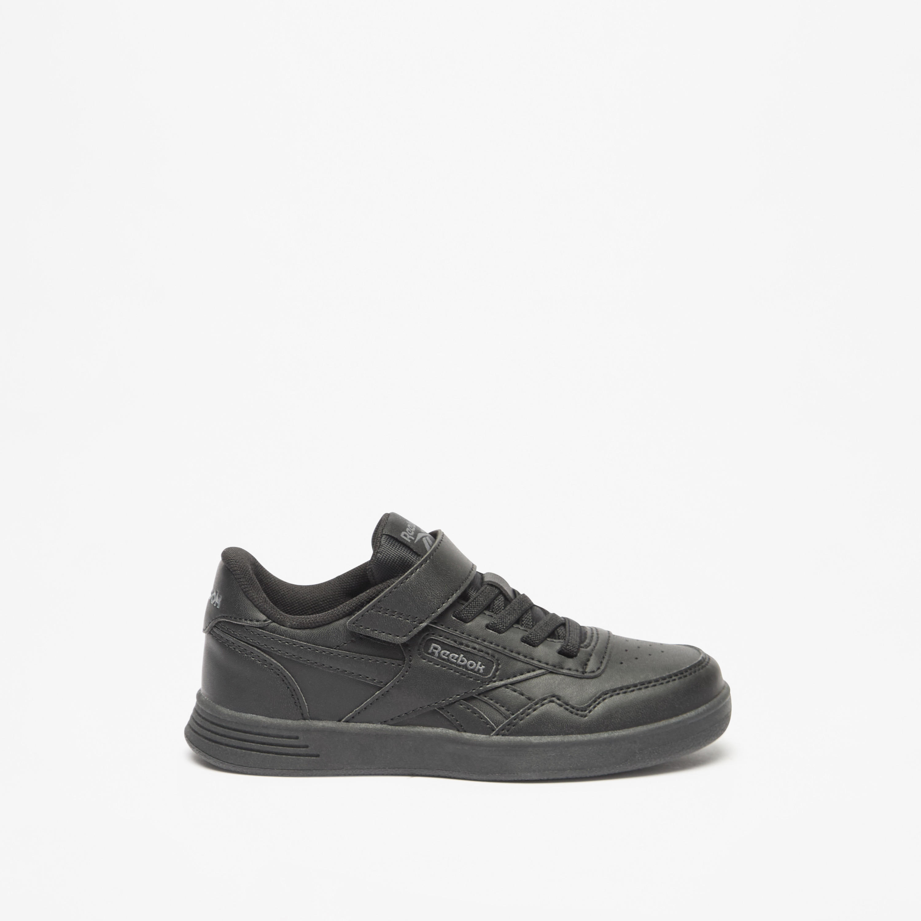 Reebok Kids Logo Detail Sports Shoes with Hook and Loop Closure - COURT ADVANCE-boys-shoes-sneakers-image-3