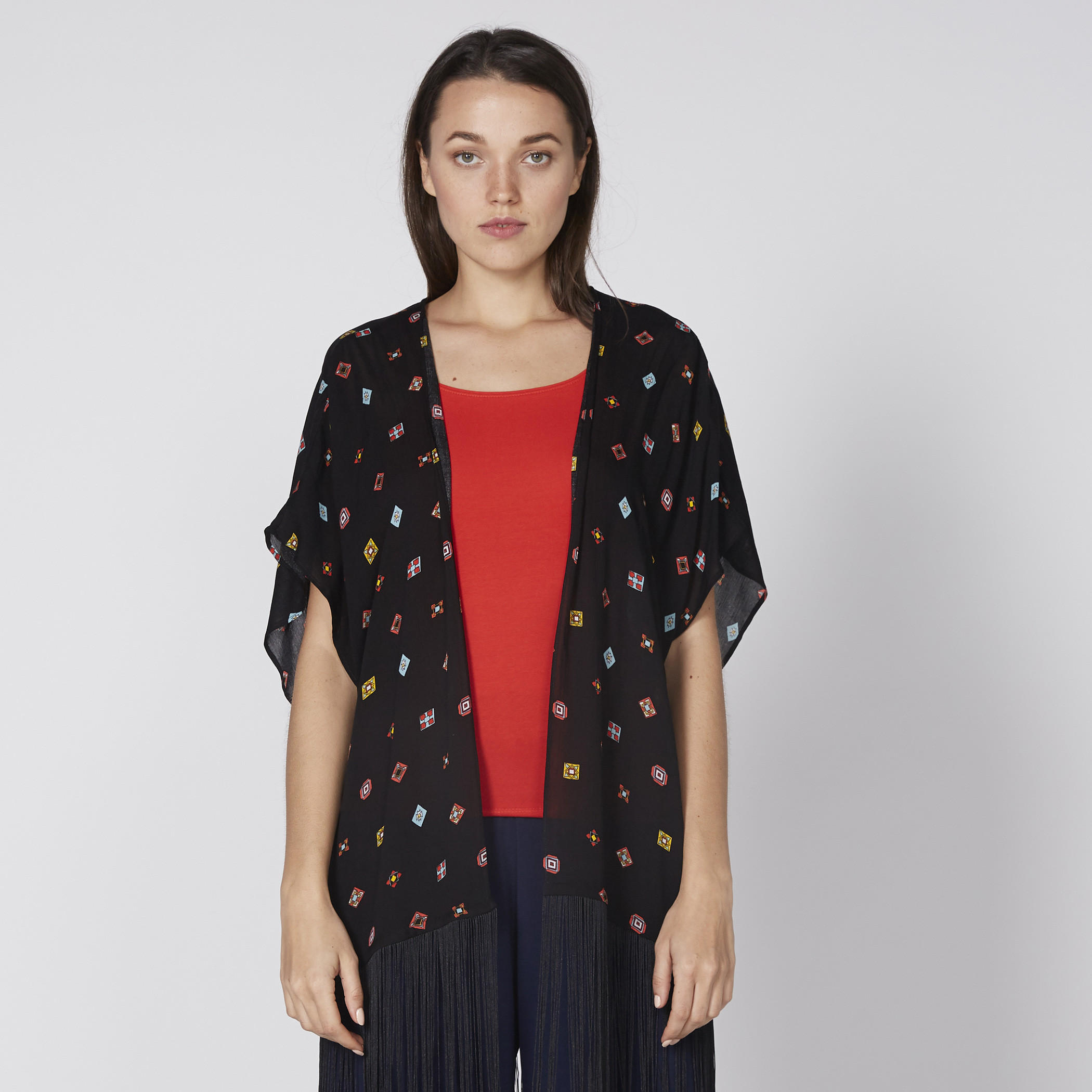 سترة مفتوحة من الأمام مزيّنة بشراشيب وطبعات-women-winterwear-cardigansandjumpers-cardigans-image-1