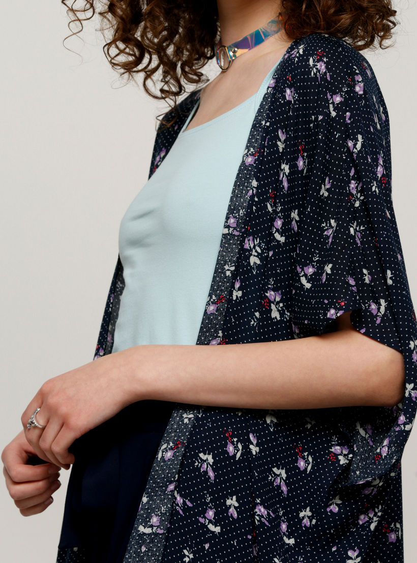 Printed Open Front Shrug with Fringes-women-winterwear-cardigansandjumpers-cardigans-image-4