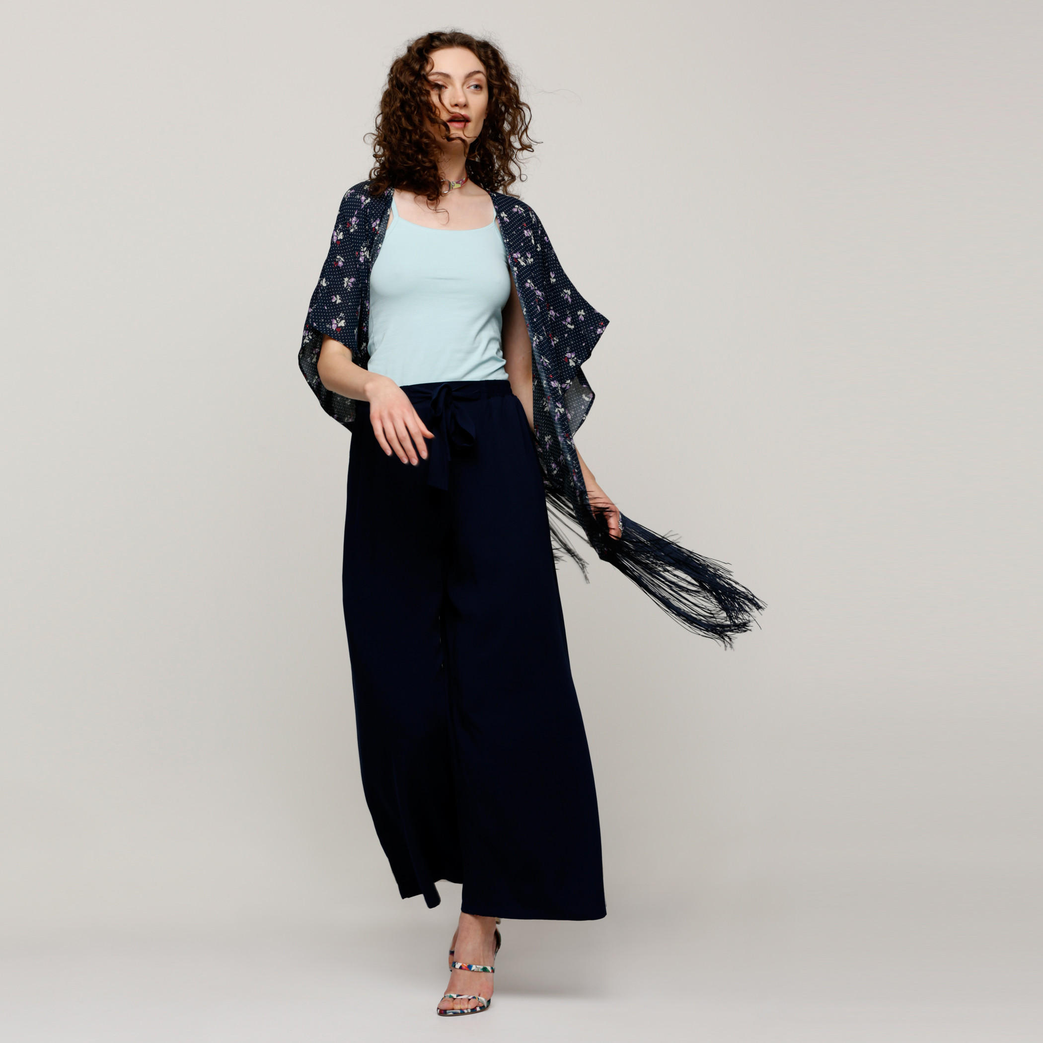 Printed Open Front Shrug with Fringes-women-winterwear-cardigansandjumpers-cardigans-image-5