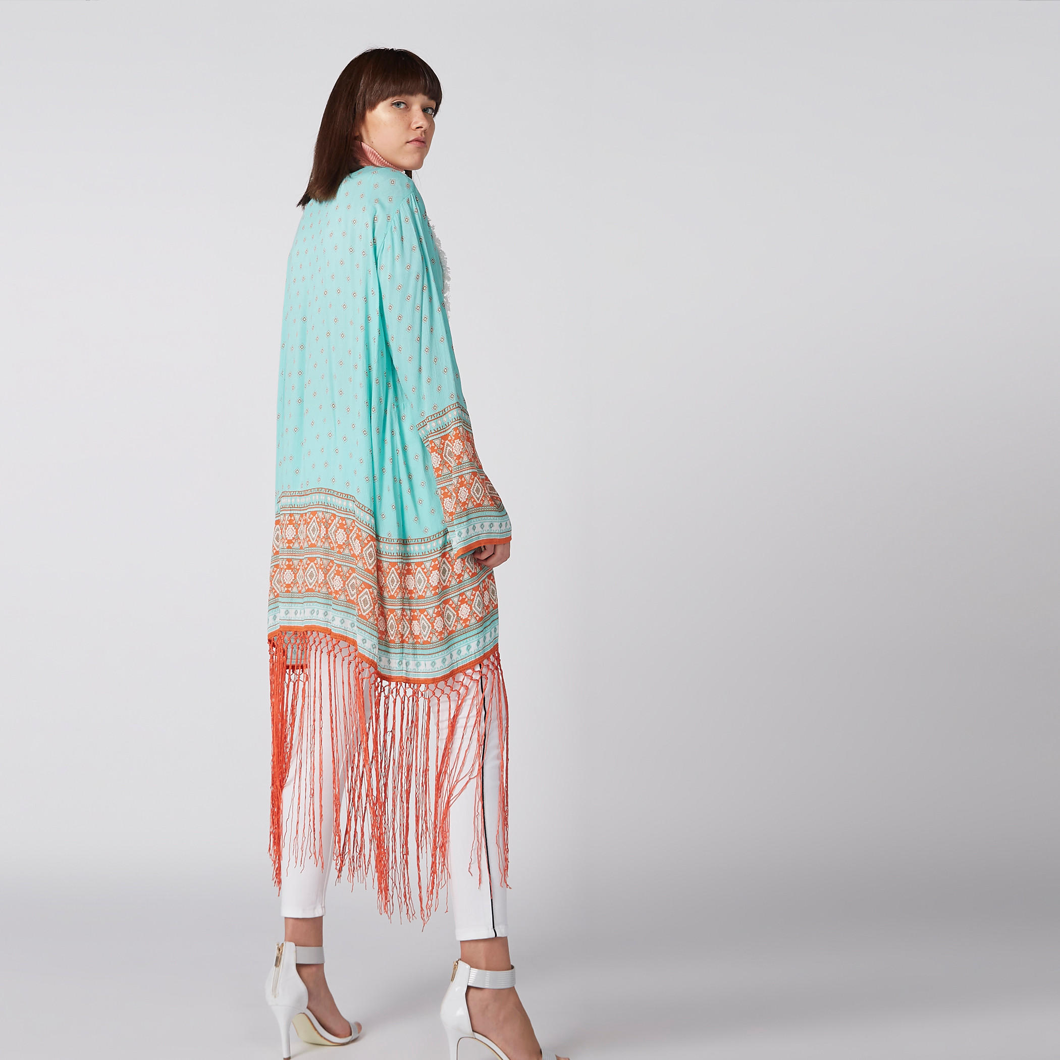 Printed Shrug with Long Flared Sleeves and Tassels-women-winterwear-cardigansandjumpers-cardigans-image-4