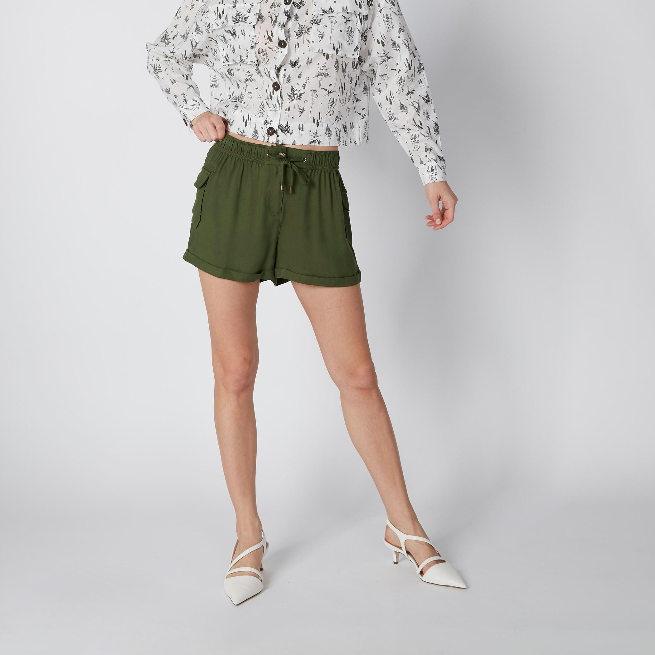 Pocket Detail Shorts with Drawstring-women-clothing-bottoms-shorts-image-2