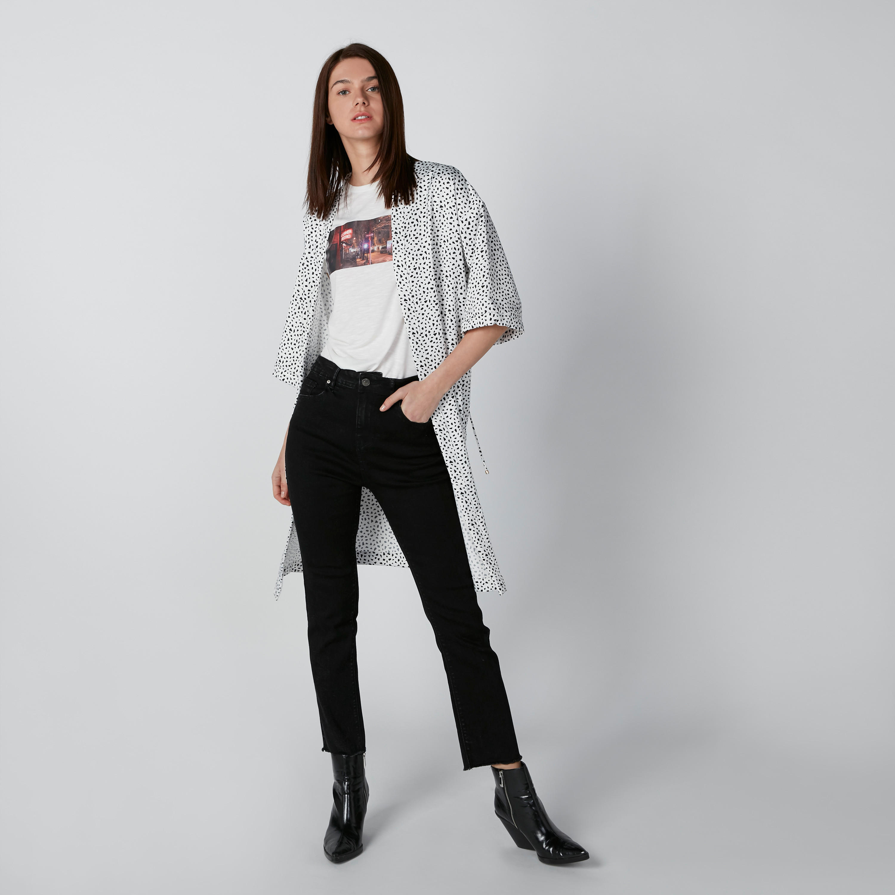 Printed T-shirt with Crew Neck and Short Sleeves-women-clothing-tshirts-image-4