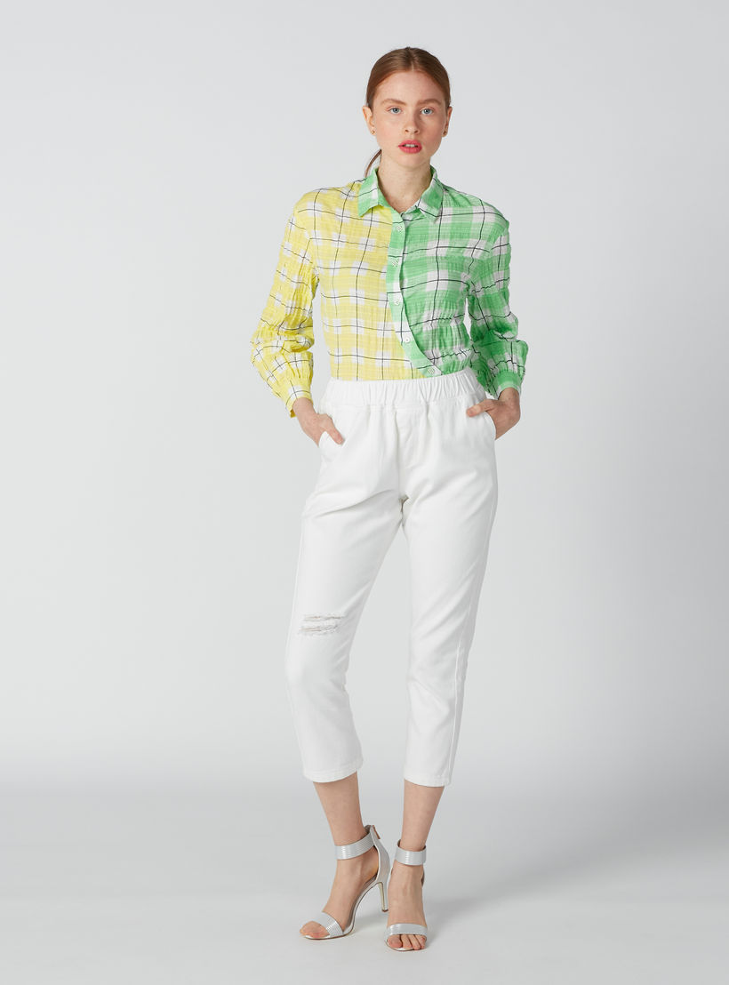 Chequered Shirt with Long Sleeves-women-clothing-shirtsandblouses-shirts-image-3