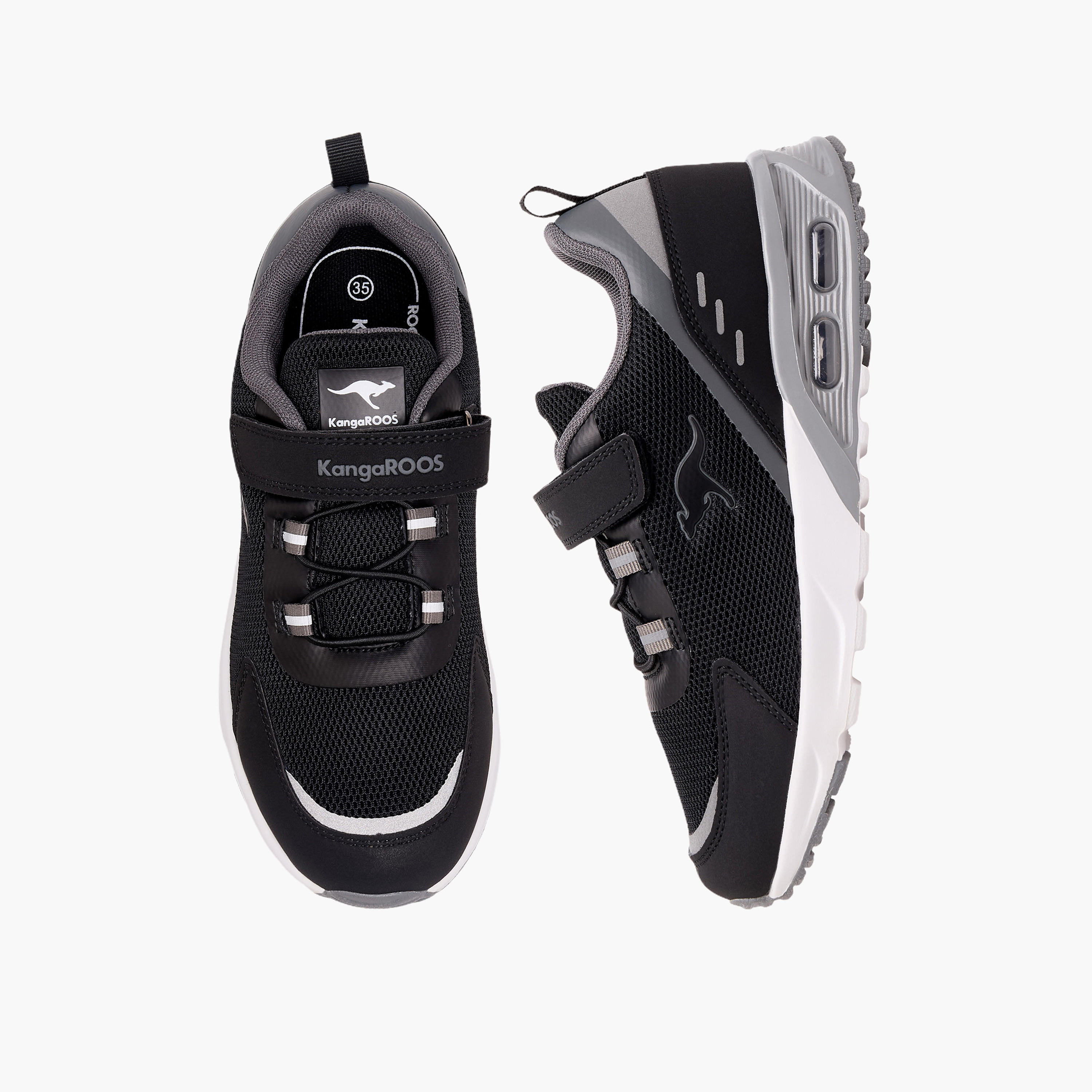 حذاء رياضي بشريط إغلاق لاصق للأولاد من كانغاروز-sports-boys-shoes-image-1