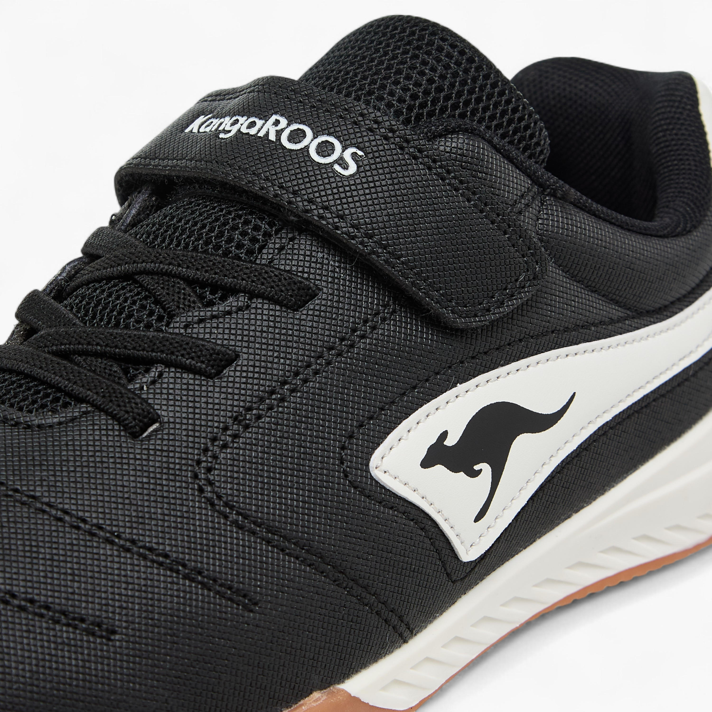 KangaROOS Women's Panelled Sports Shoes with Hook and Loop Closure-women-shoes-sports-image-4
