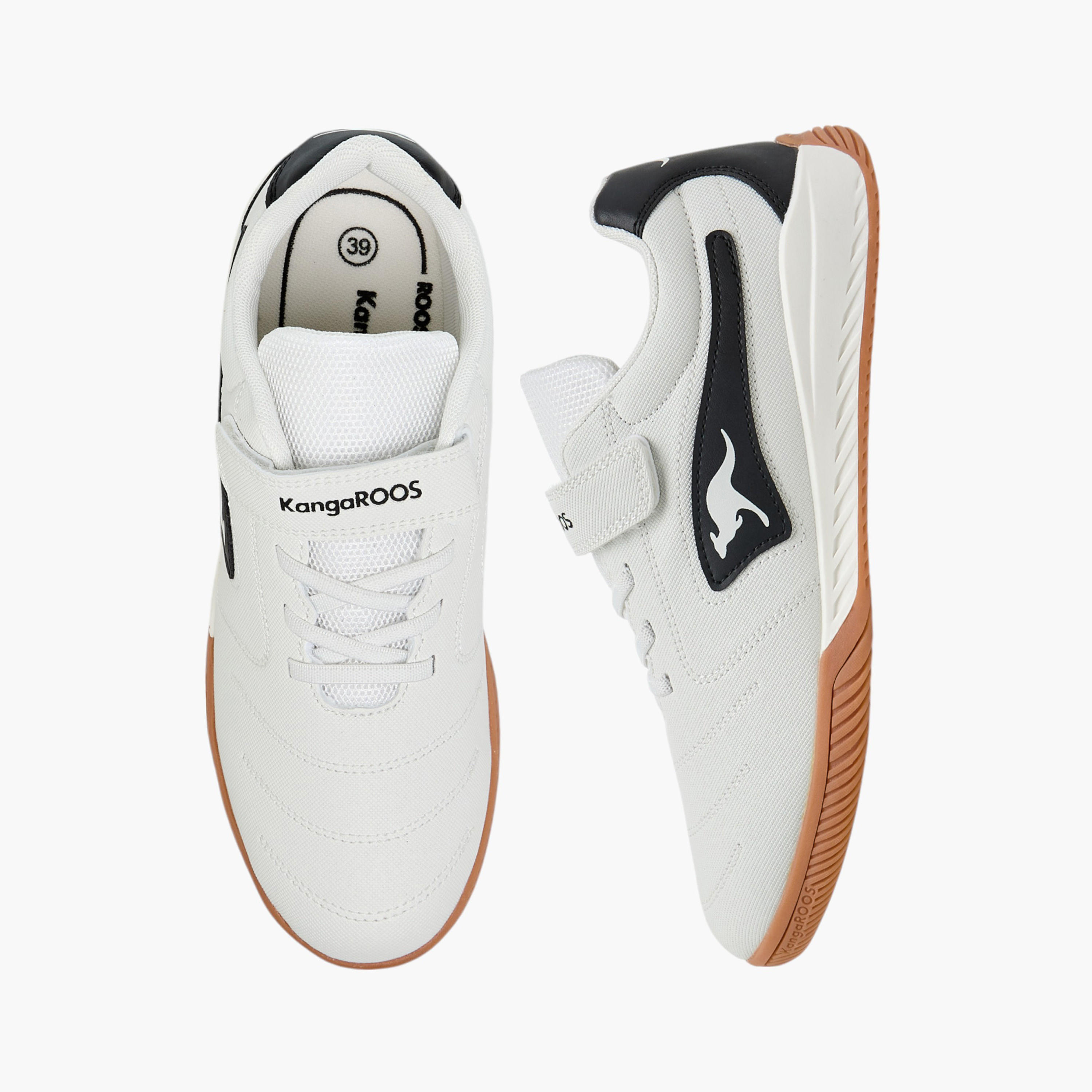 KangaROOS Women's Panelled Sports Shoes with Hook and Loop Closure-women-shoes-sports-image-1
