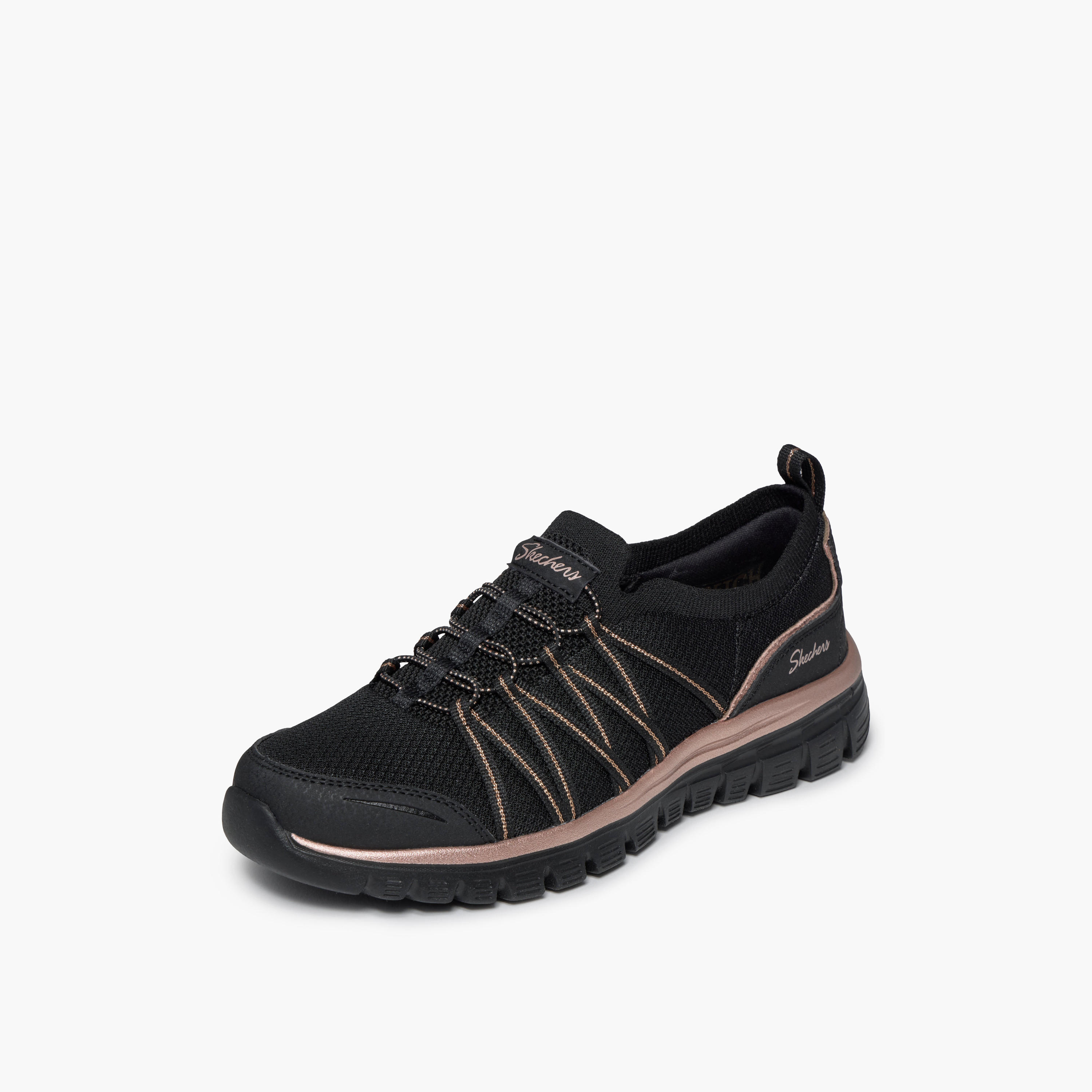 Skechers Women GRACEFUL Slip-On Ankle Sneakers-women-shoes-sneakers-image-4