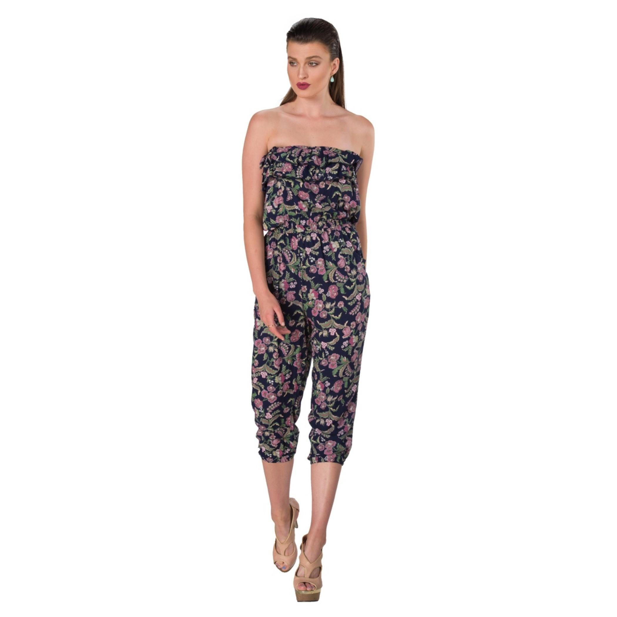 Floral Print Jumpsuit-women-clothing-dresses-image-1