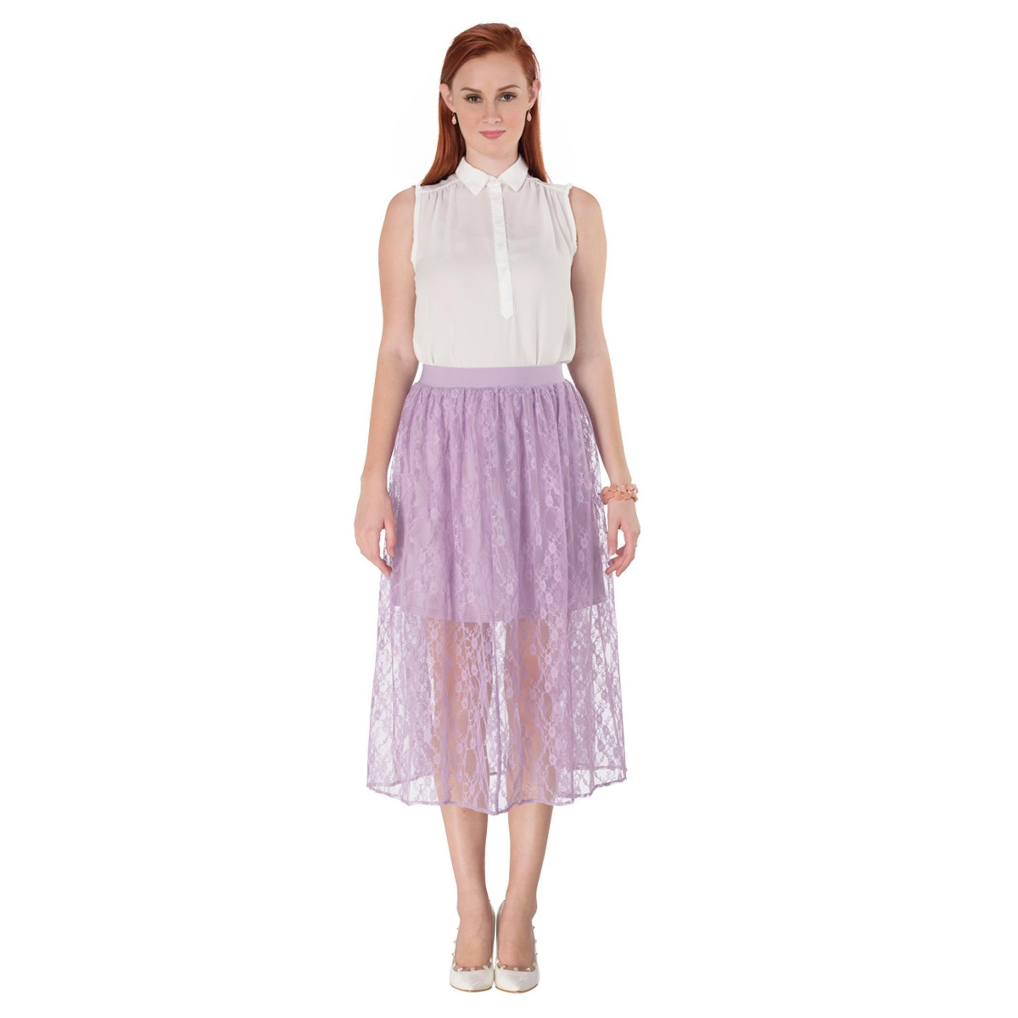 Partially Lined Lace Skirt-women-clothing-bottoms-skirts-image-1