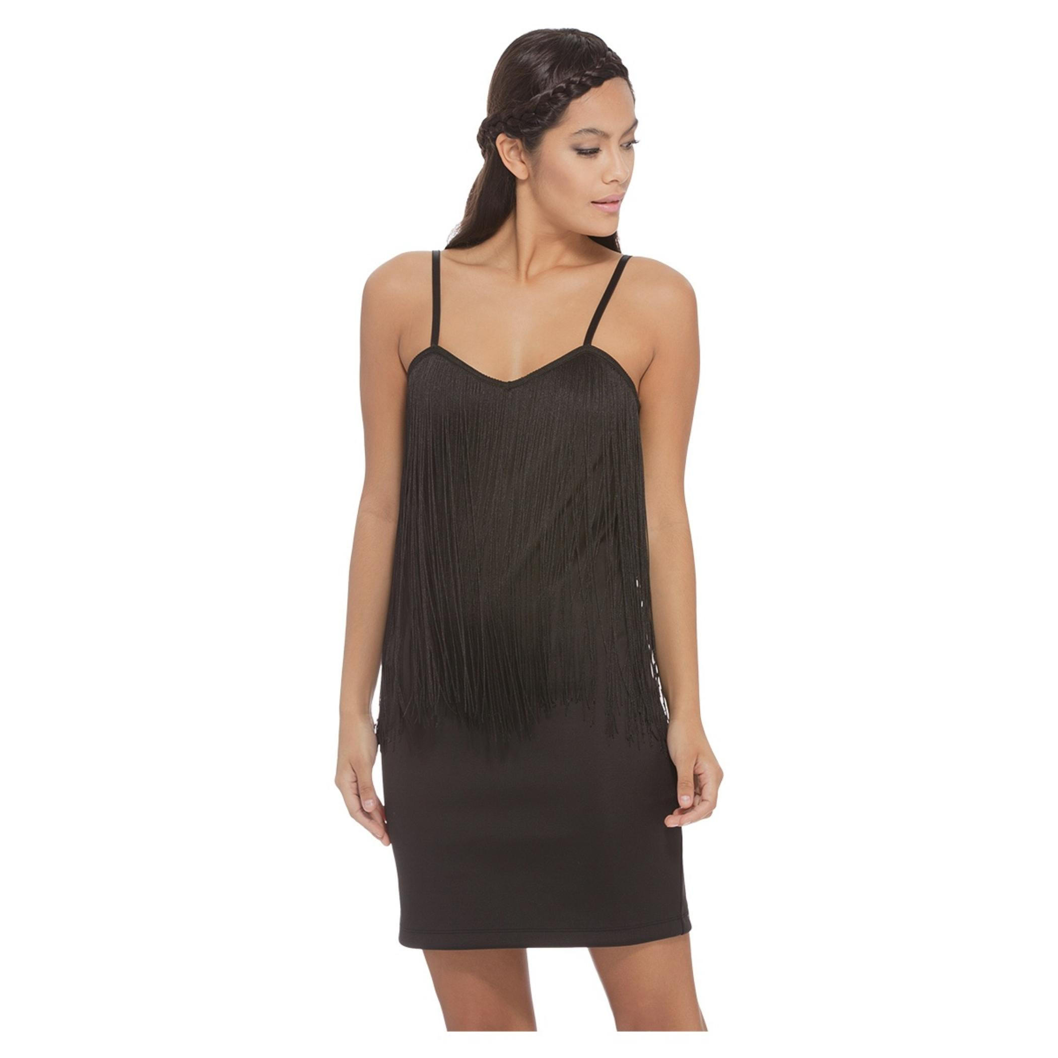 Strappy Fringe Dress-women-clothing-dresses-image-1