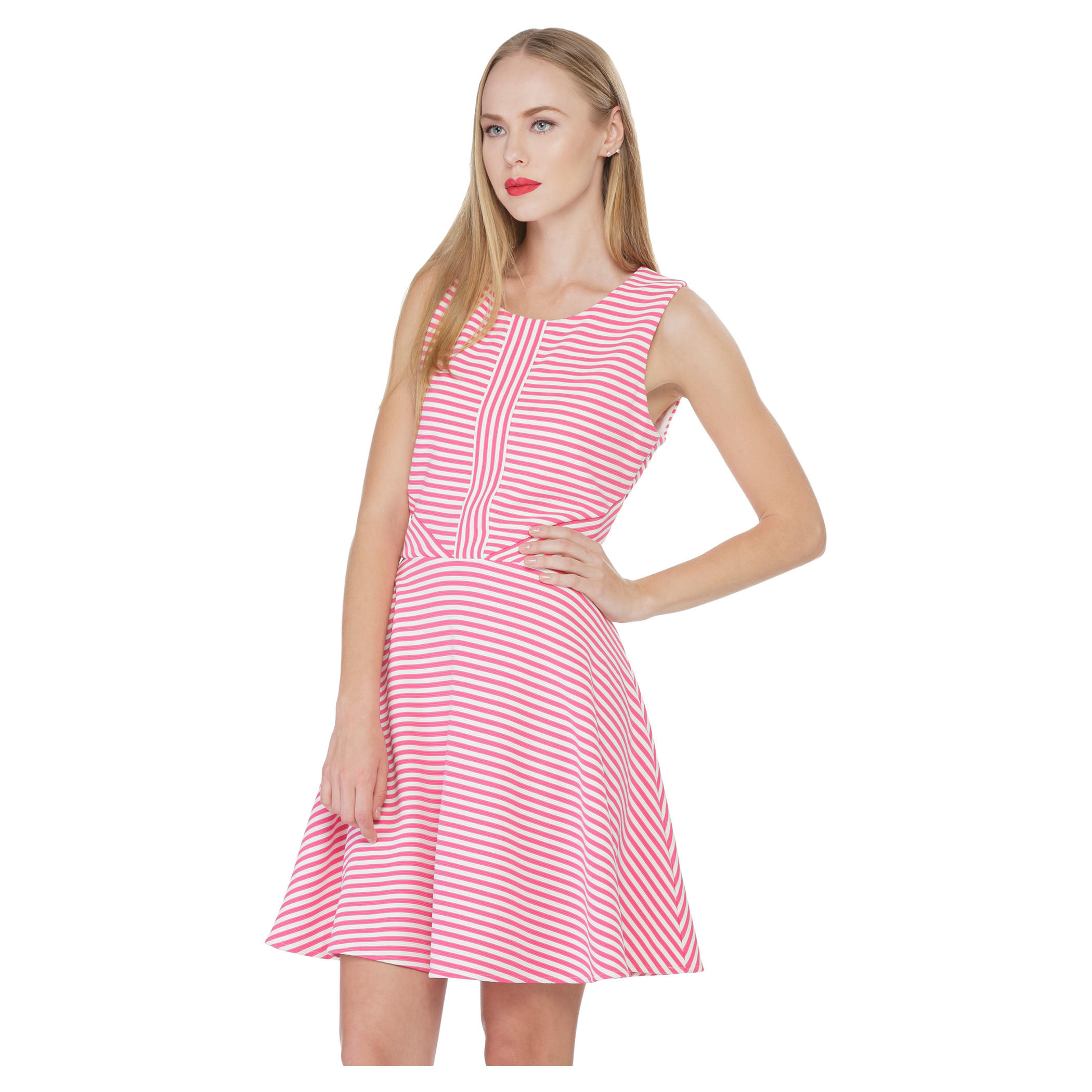Striped Print Dress-women-clothing-dresses-image-3