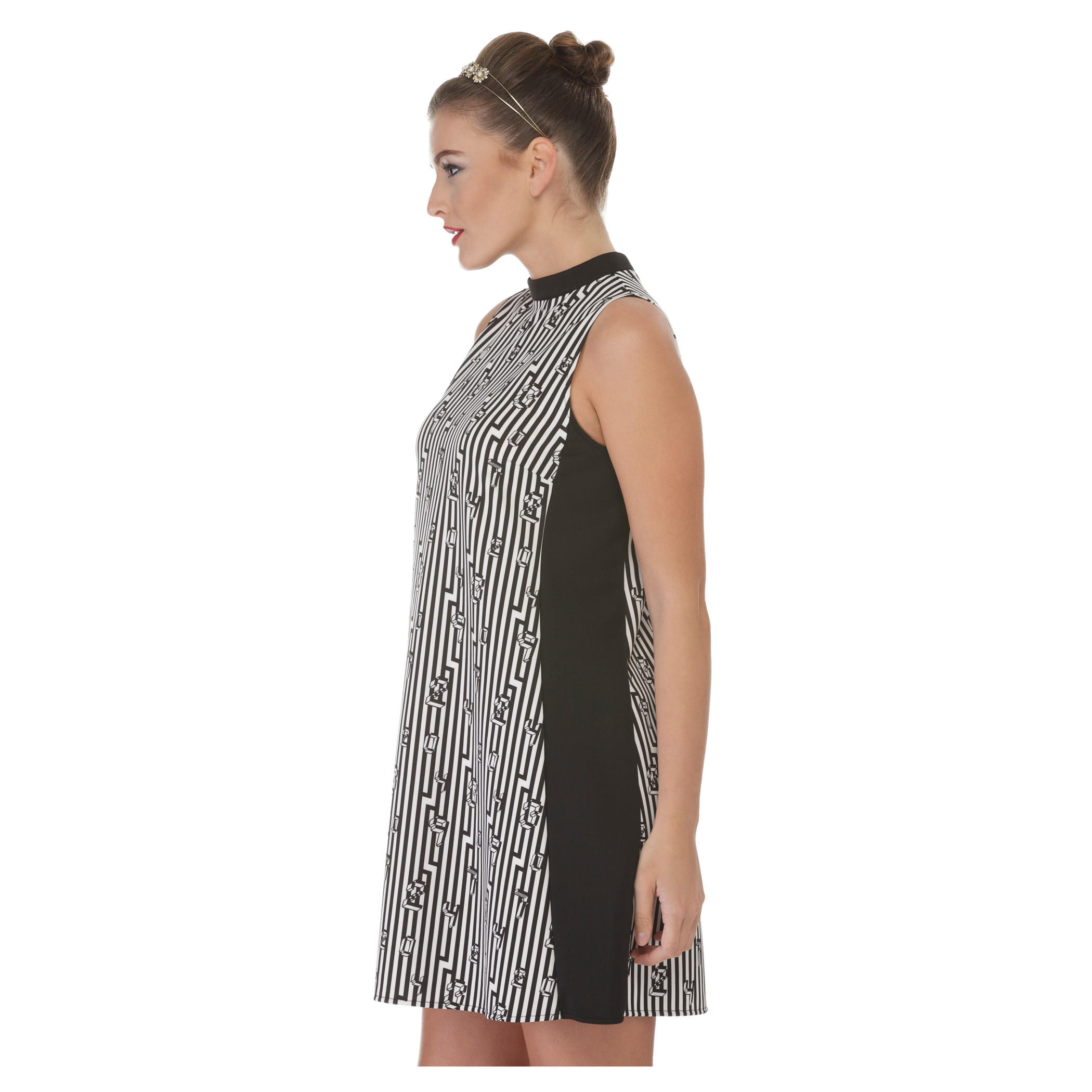 فستان إيه لاين بطبعات وياقة عالية-women-clothing-dresses-image-3