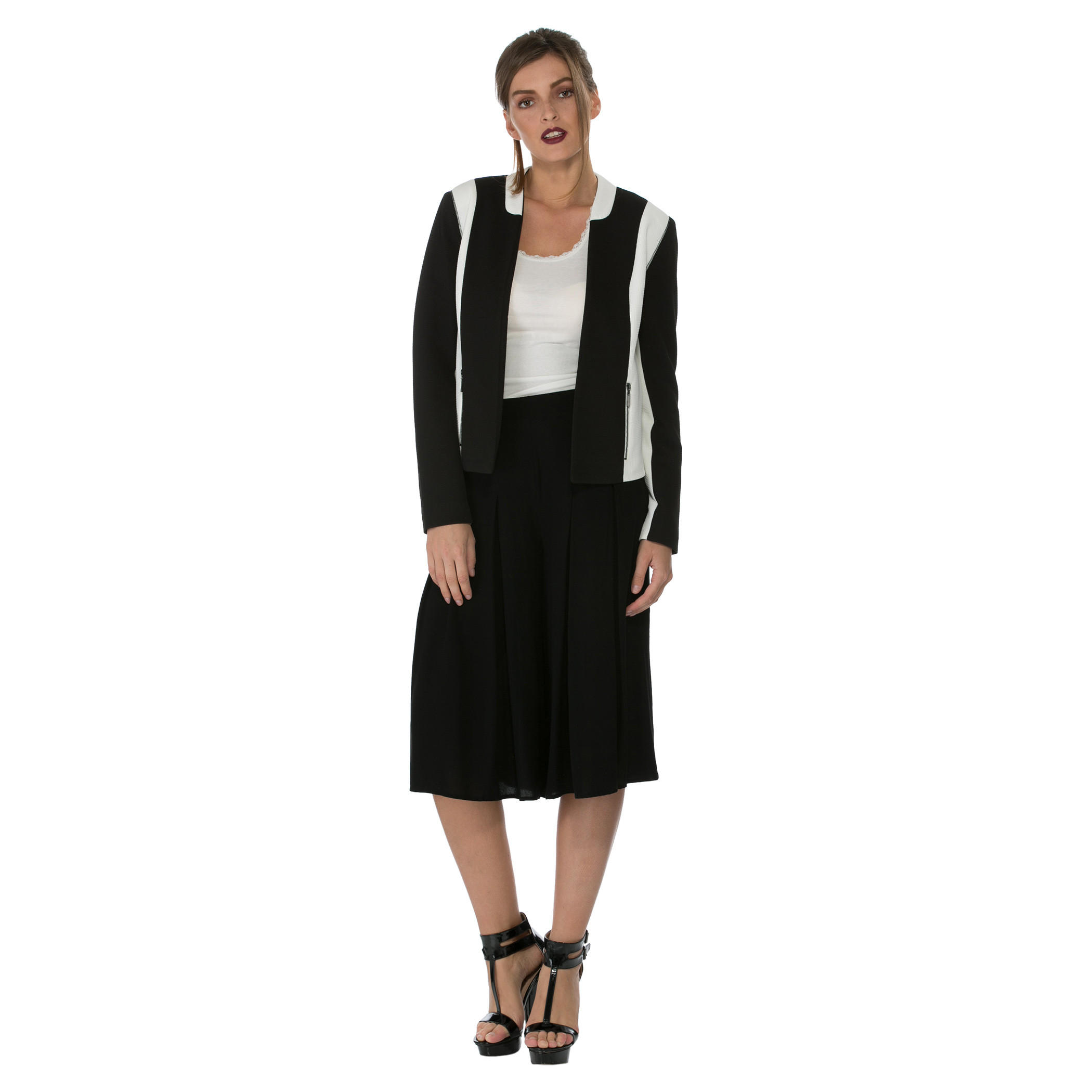 Monochrome Open-front Jacket-women-clothing-coatsandjackets-blazers-image-1