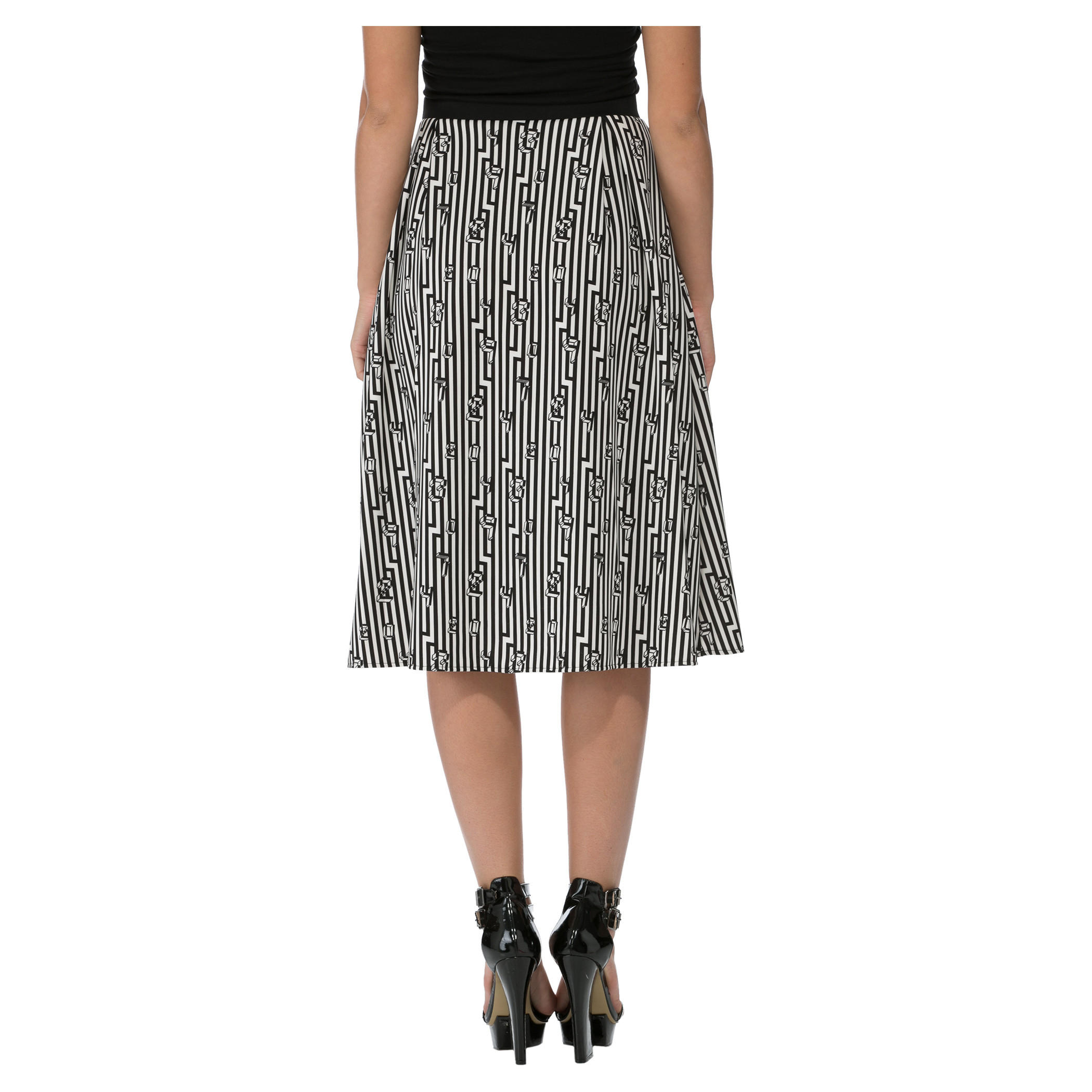 Monochrome Midi Skirt-women-clothing-bottoms-skirts-image-2