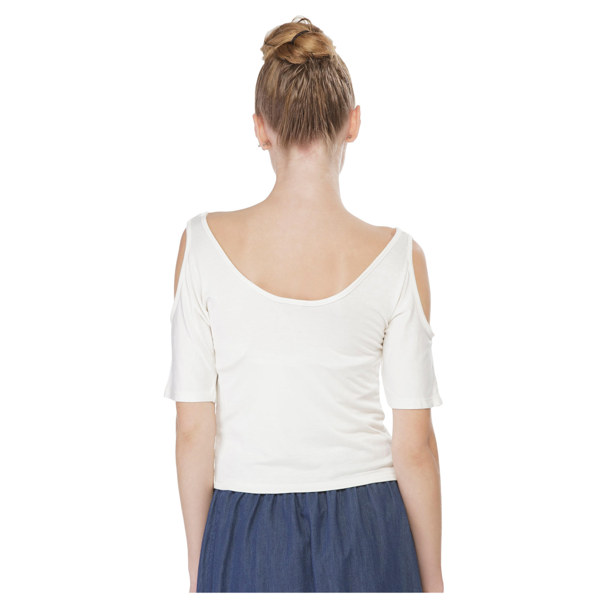 Solid Colour Top-women-clothing-tshirts-image-2