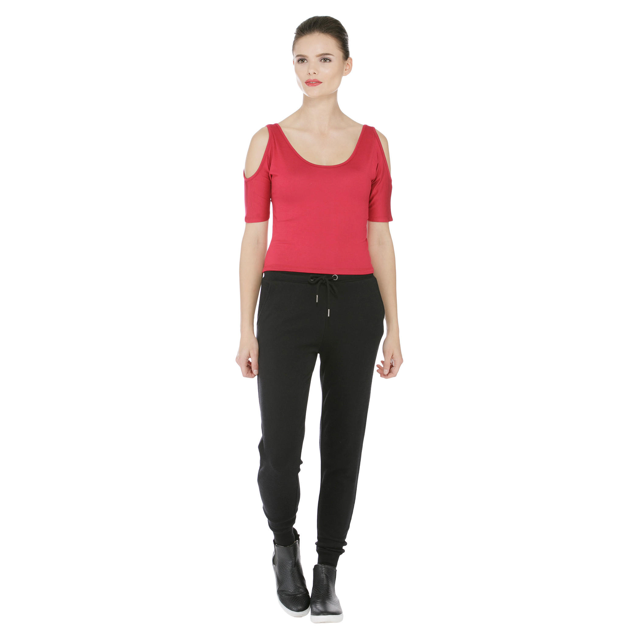 Solid Colour Top-women-clothing-tshirts-image-5