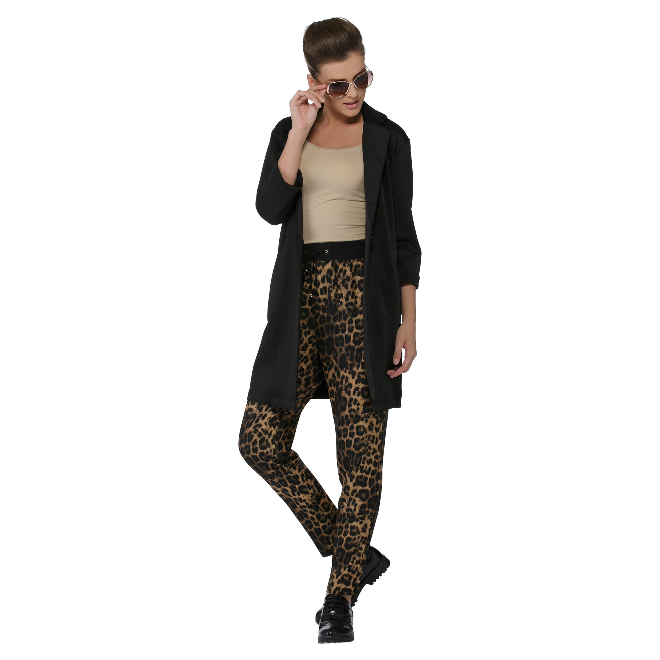 Solid Colour Long Jacket-women-clothing-coatsandjackets-blazers-image-1