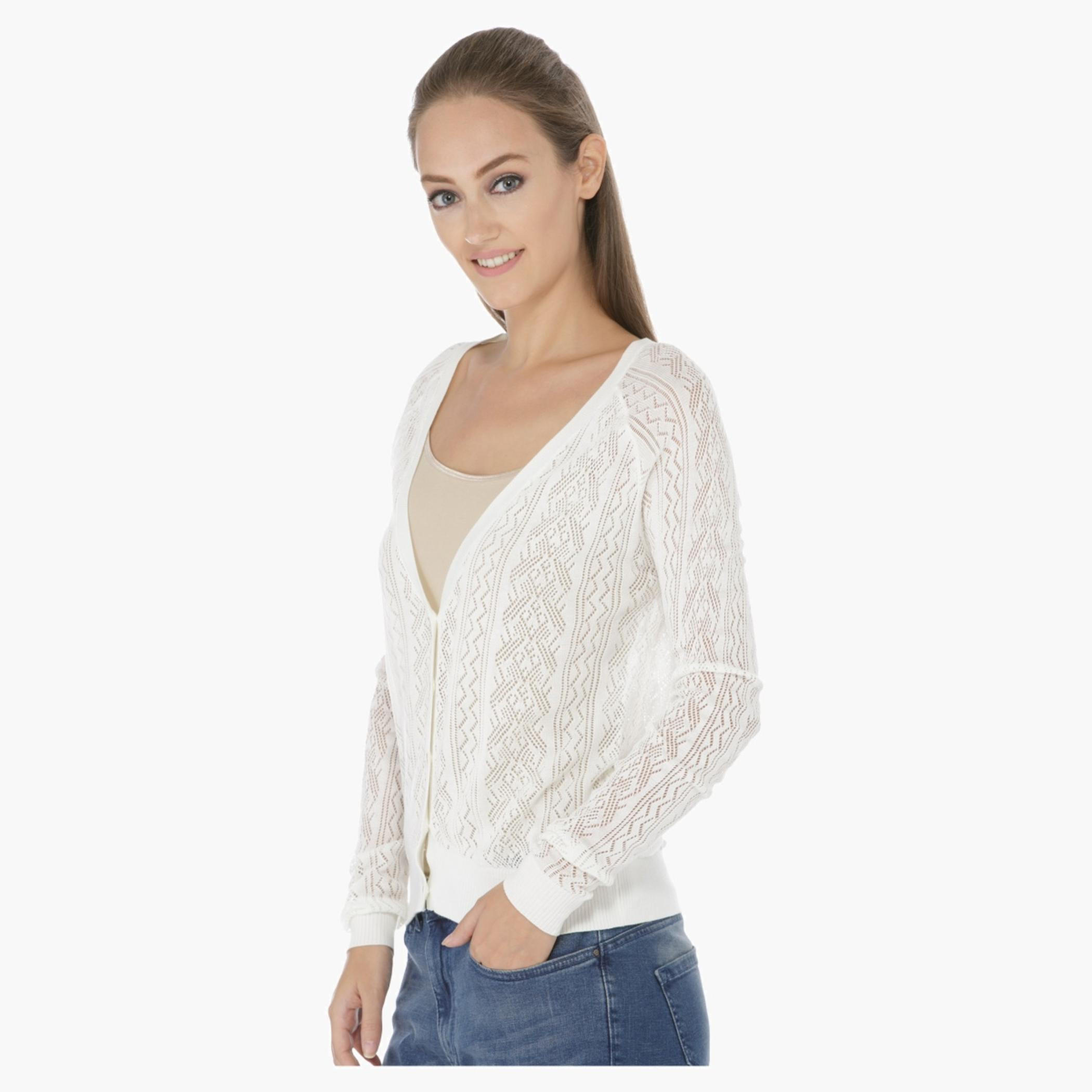 Textured Cardigan-women-winterwear-cardigansandjumpers-cardigans-image-8