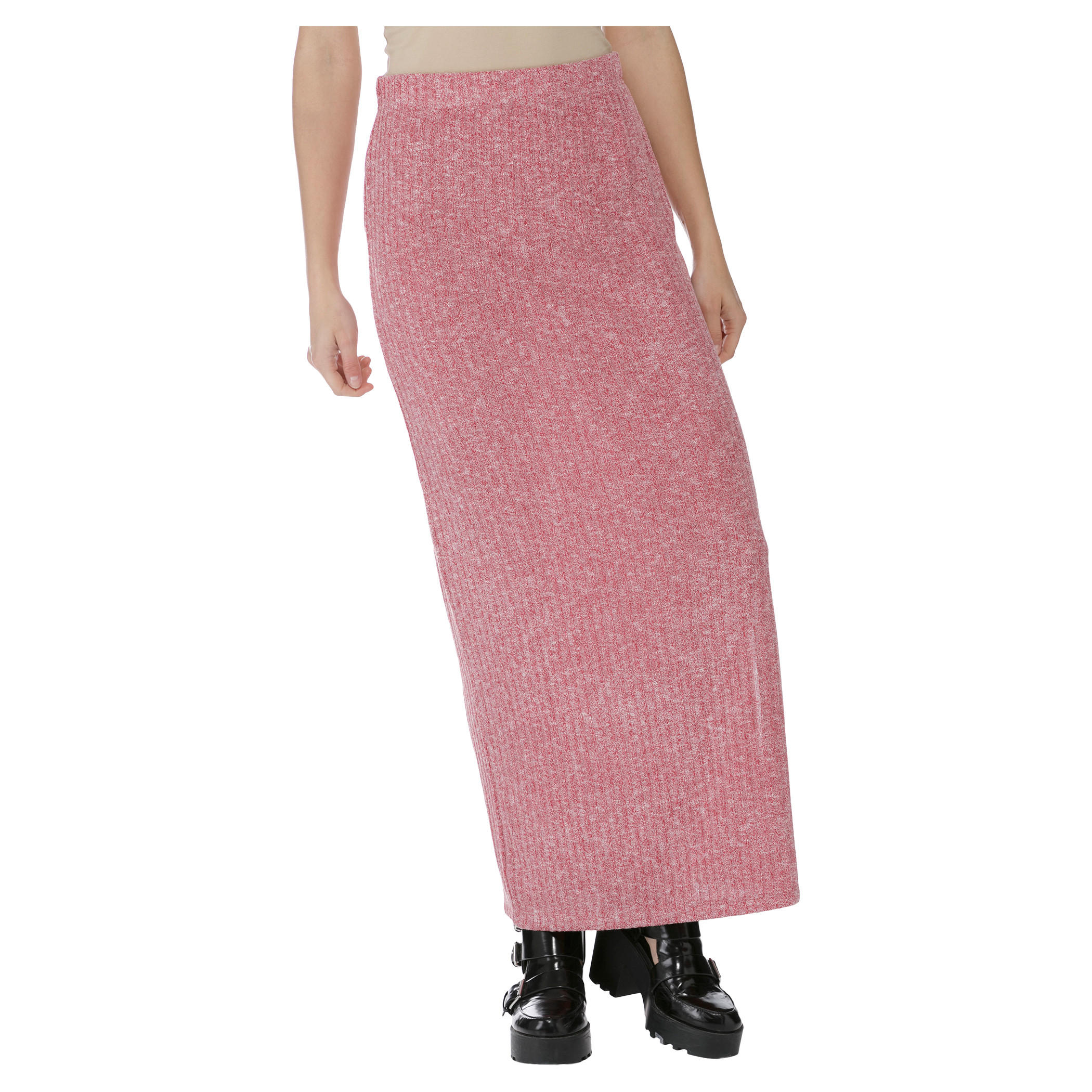 Solid Colour Maxi Skirt-women-clothing-bottoms-skirts-image-1