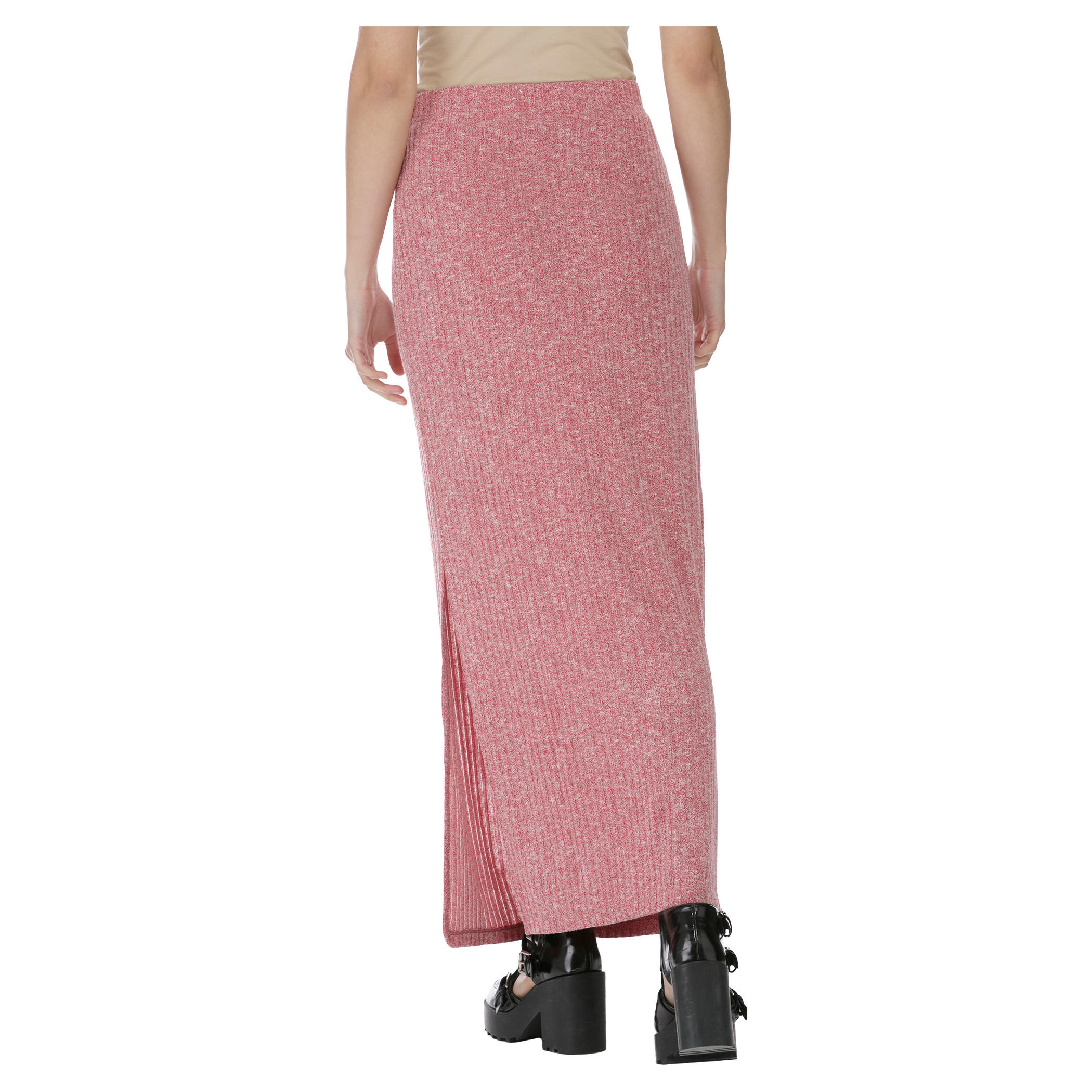 Solid Colour Maxi Skirt-women-clothing-bottoms-skirts-image-2