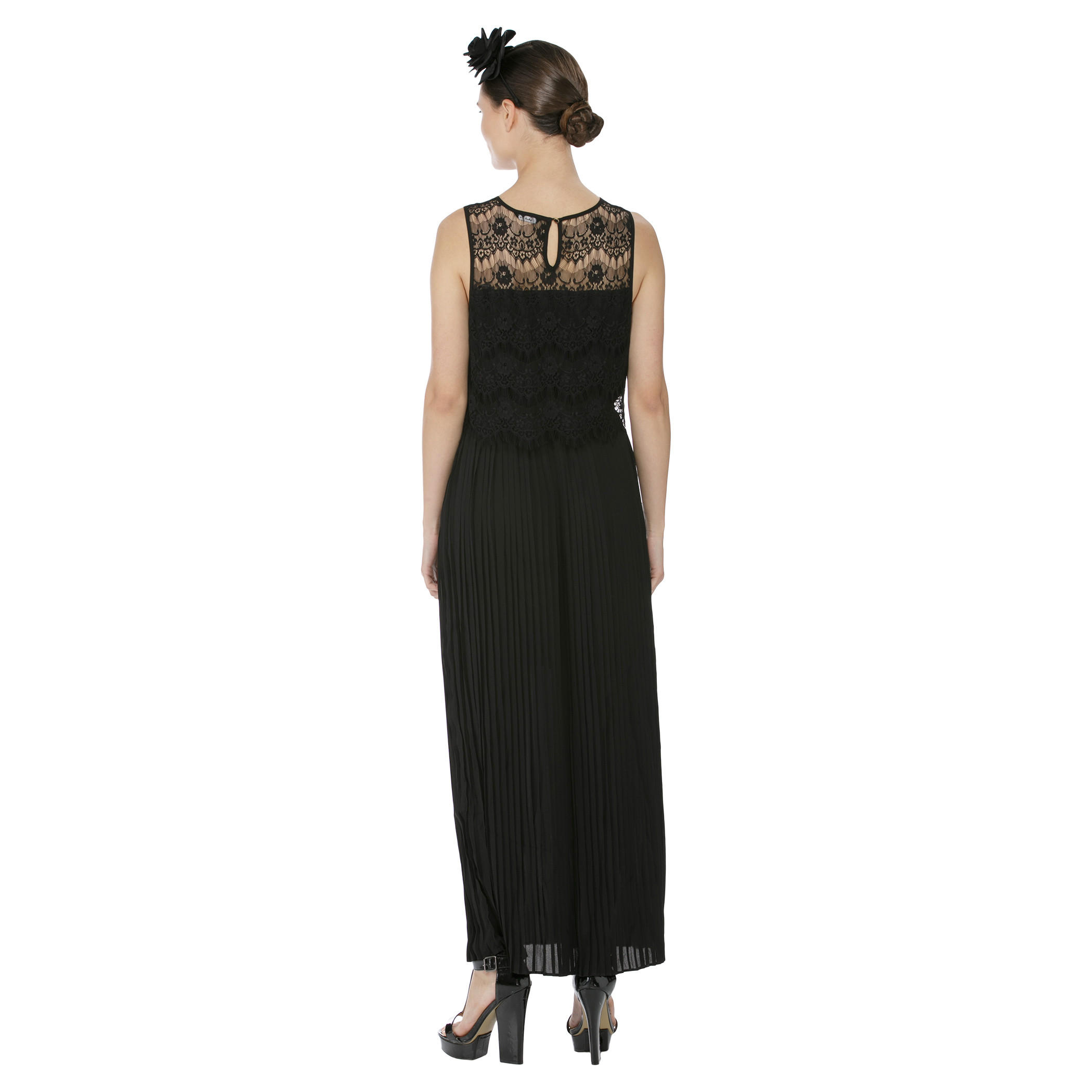 Solid Colour Lace Dress-women-clothing-dresses-image-3