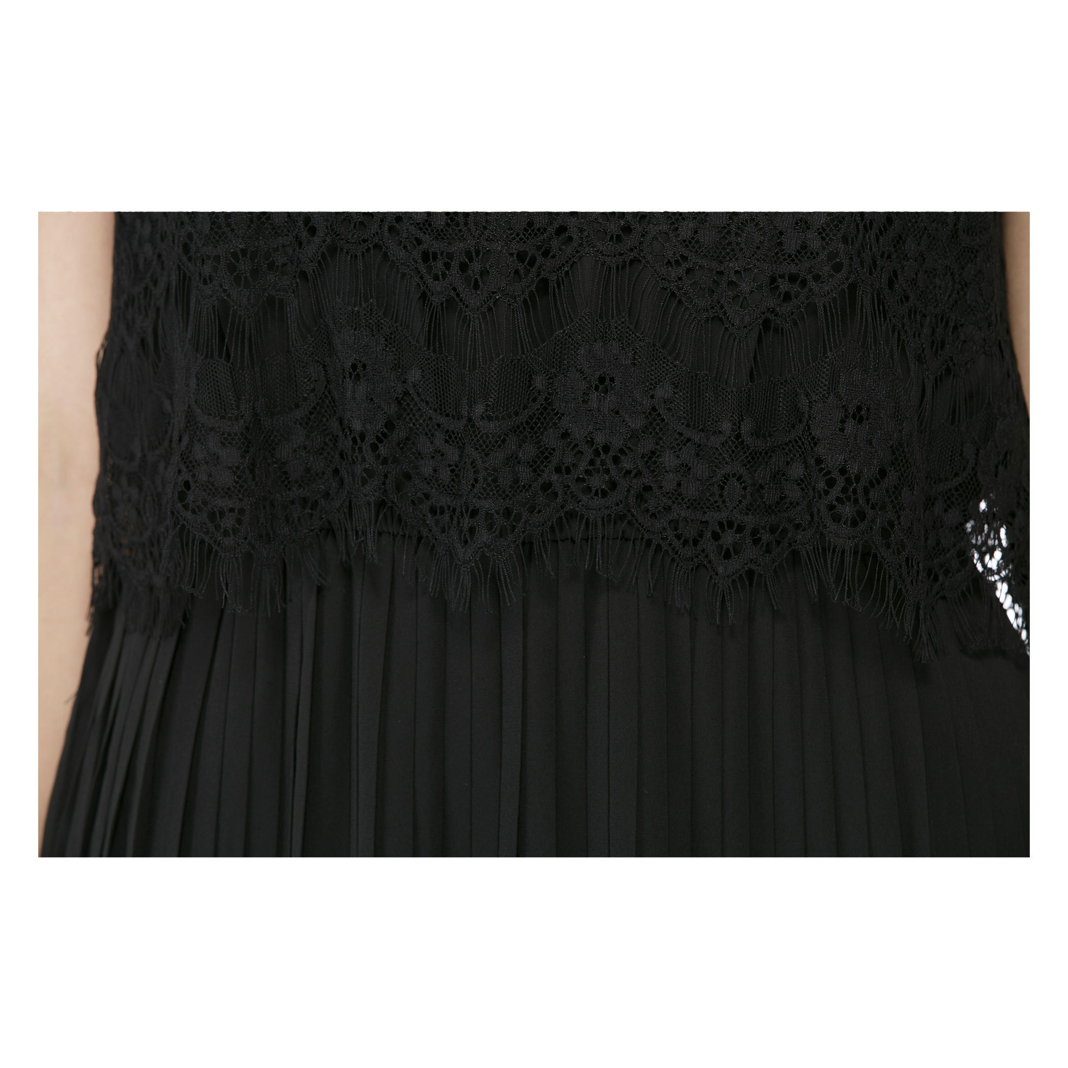 Solid Colour Lace Dress-women-clothing-dresses-image-1