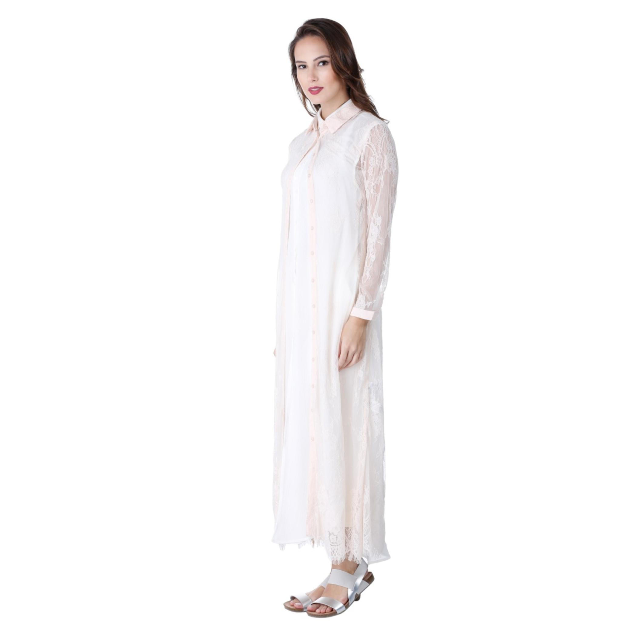 Lace Shirt Dress with Long Sleeves-women-clothing-dresses-image-2