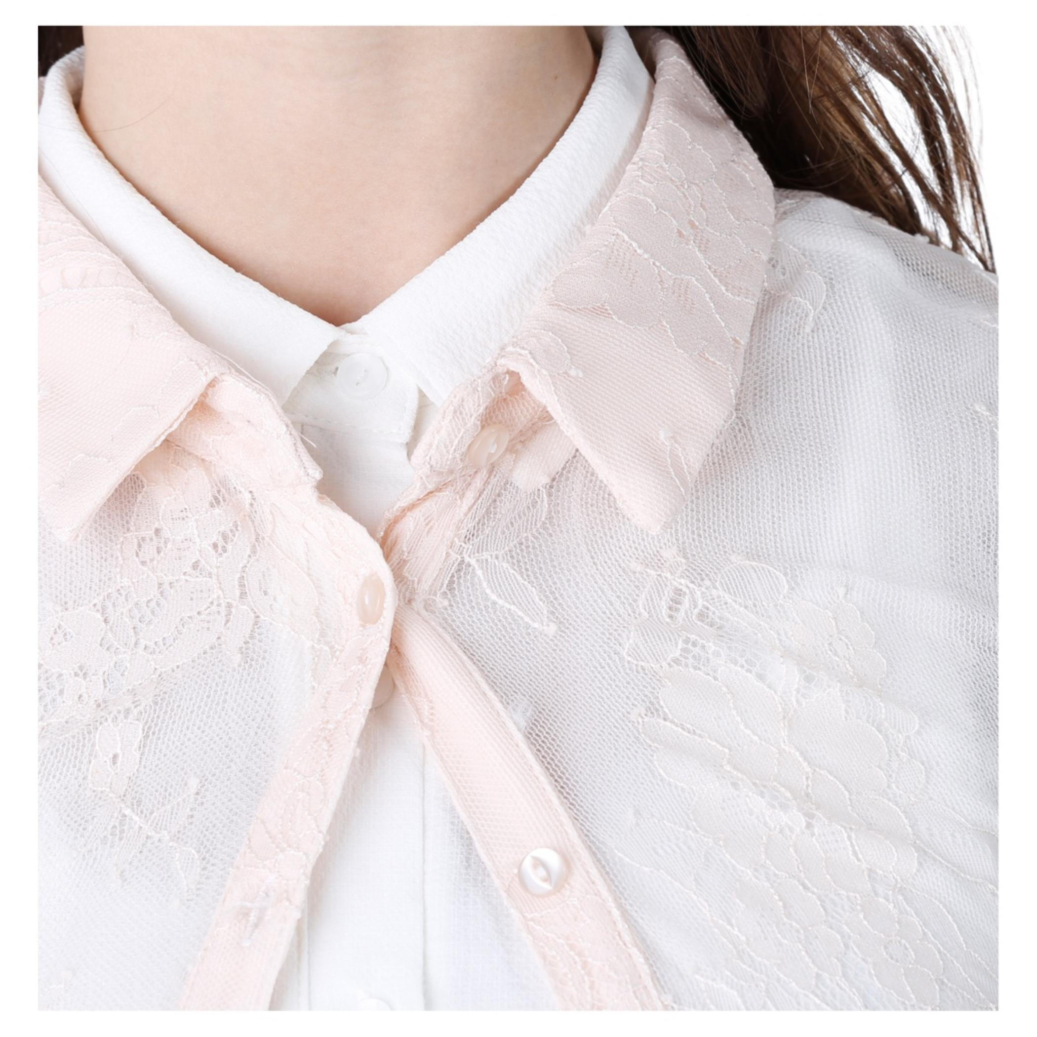 Lace Shirt Dress with Long Sleeves-women-clothing-dresses-image-3