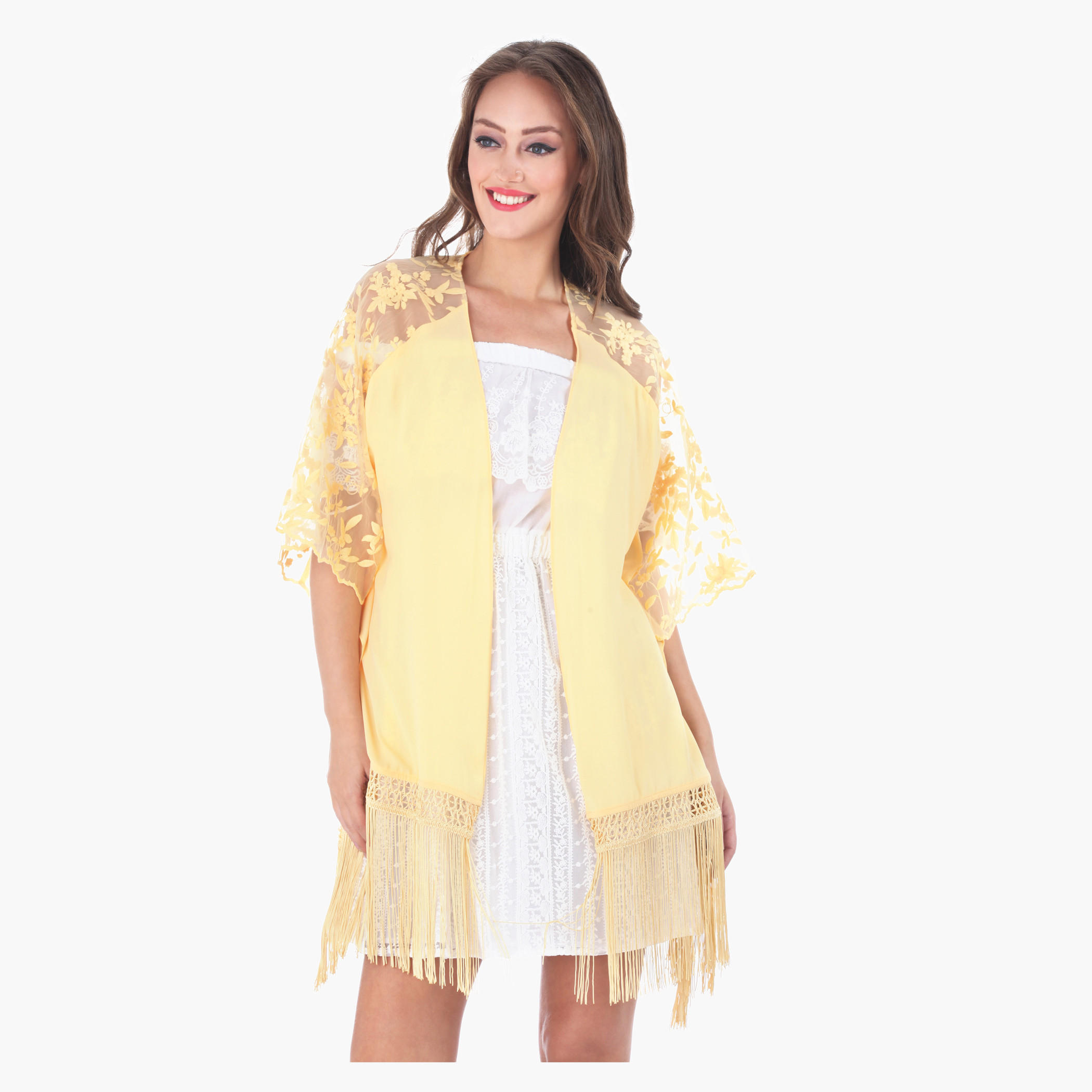 Lace Embroidered Shrug-women-clothing-shirtsandblouses-blouses-image-1