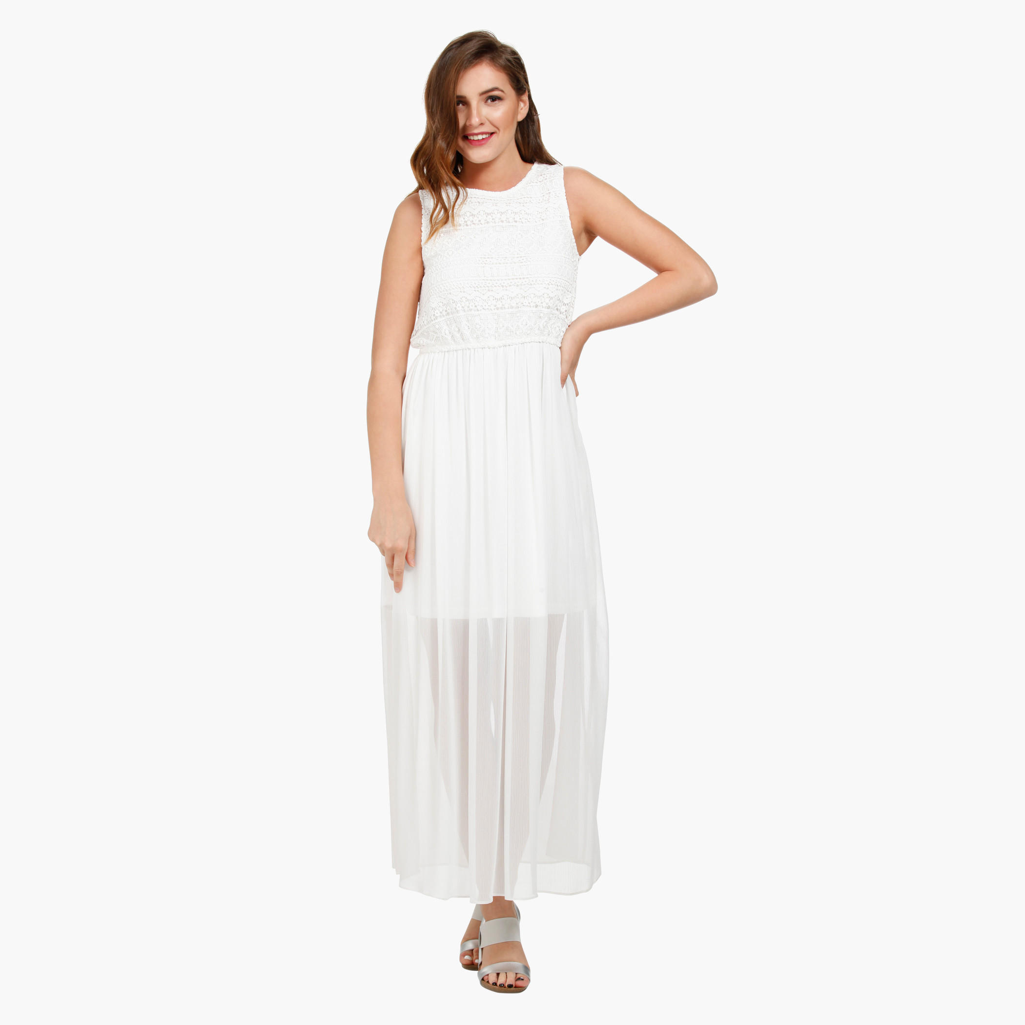 Solid Colour Maxi Dress-women-clothing-dresses-image-1