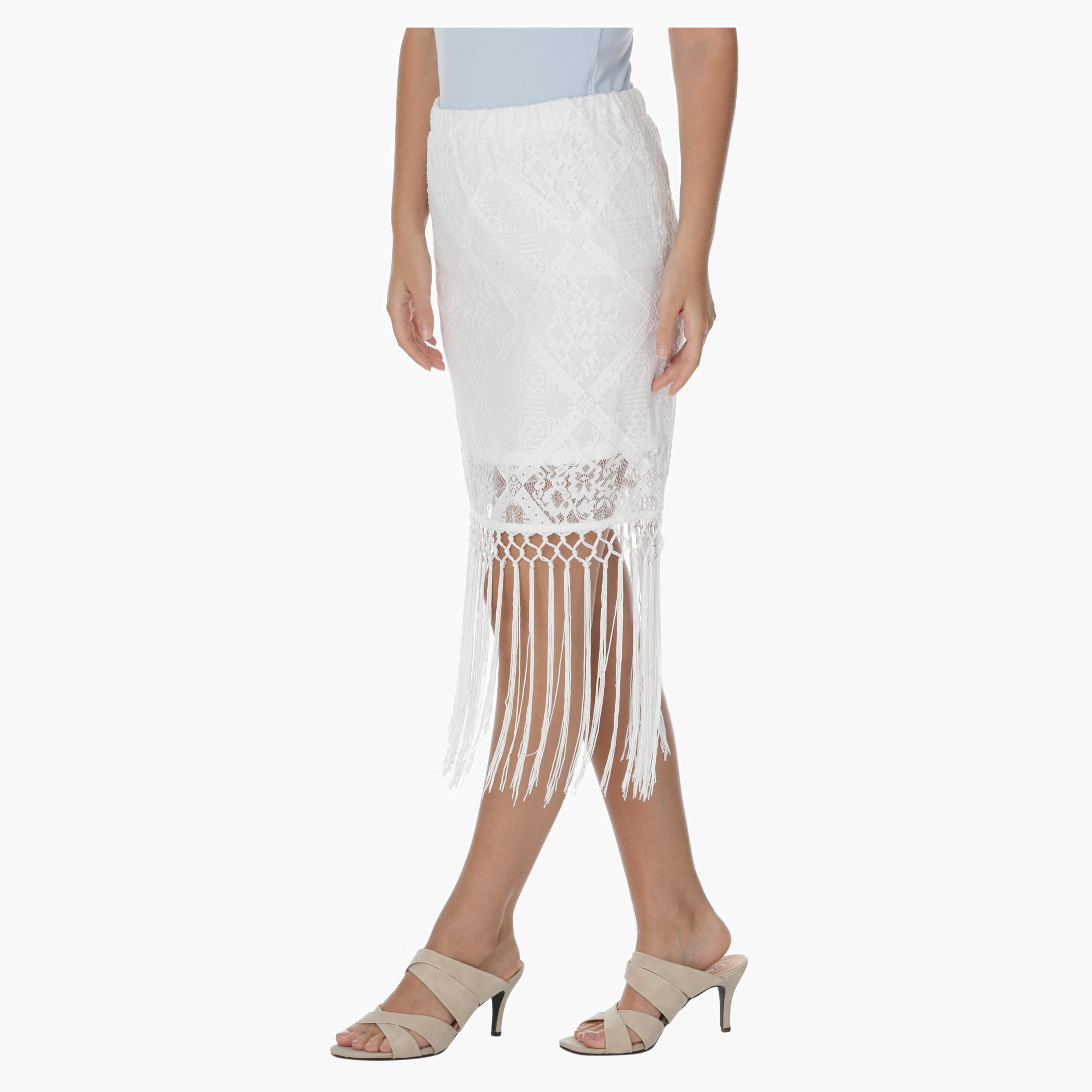 Lace Pencil Skirt with Tassels-women-clothing-bottoms-skirts-image-3