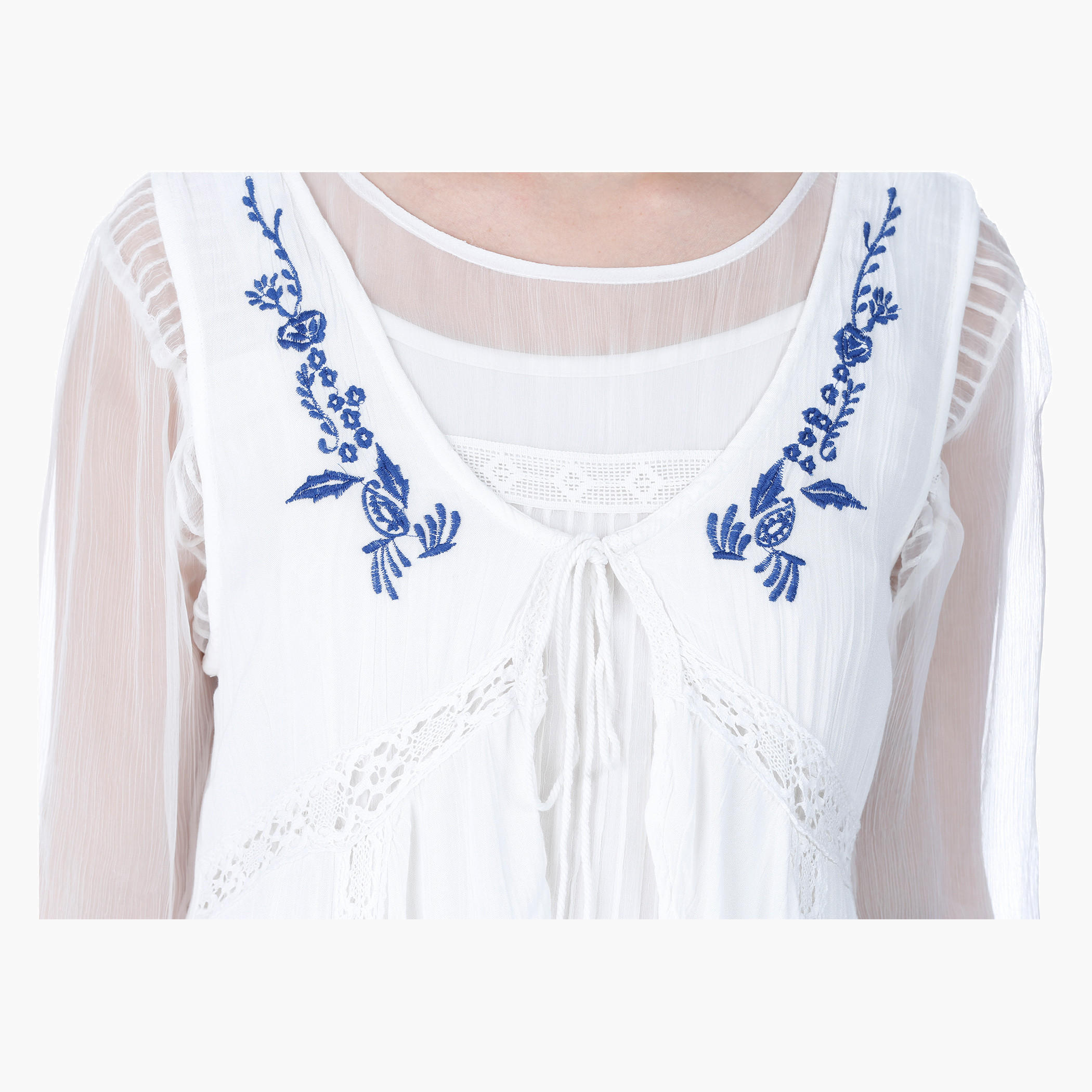 Embroidered High-low Shrug-women-winterwear-cardigansandjumpers-cardigans-image-1