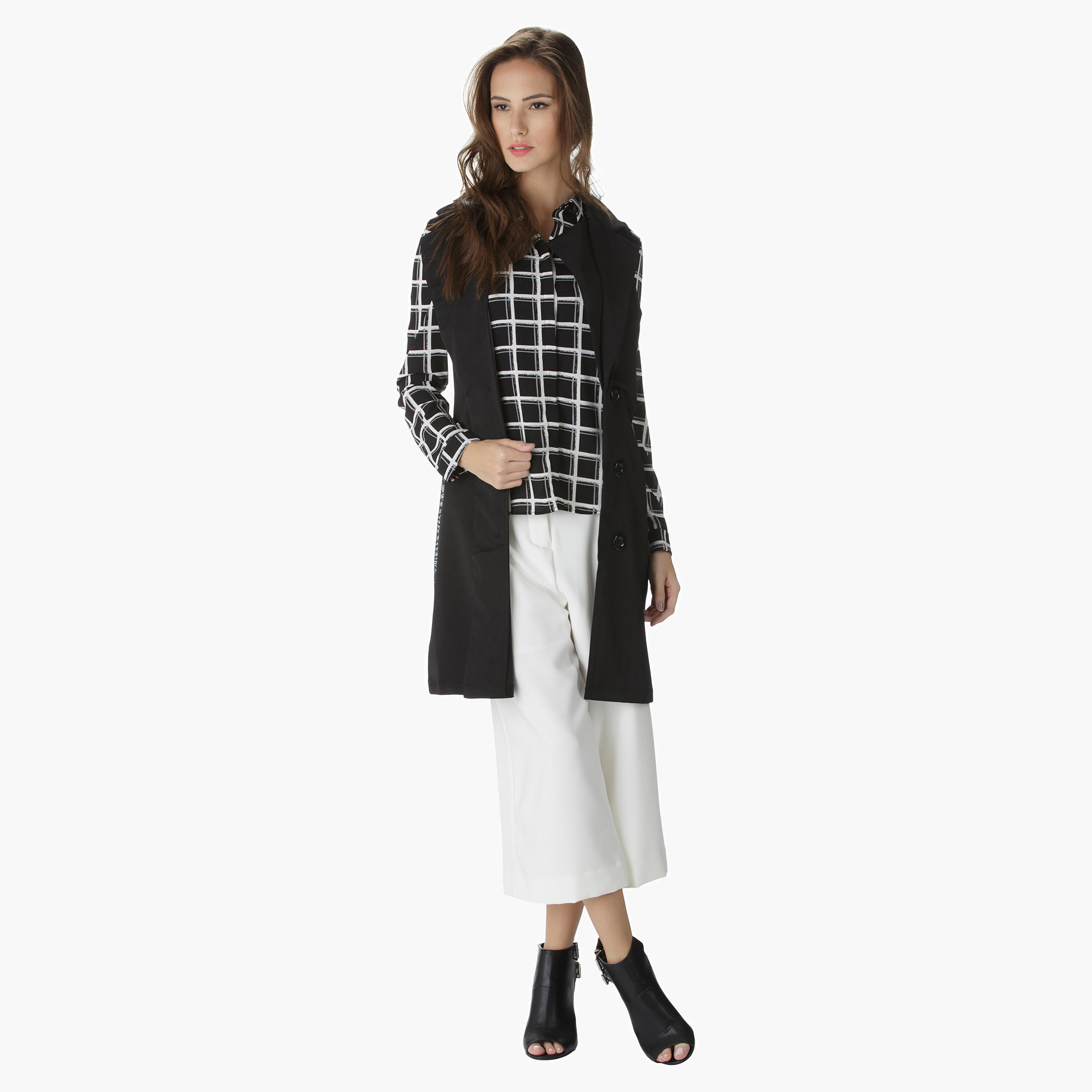 Solid Colour Long Jacket-women-winterwear-coatsandjackets-jackets-image-1