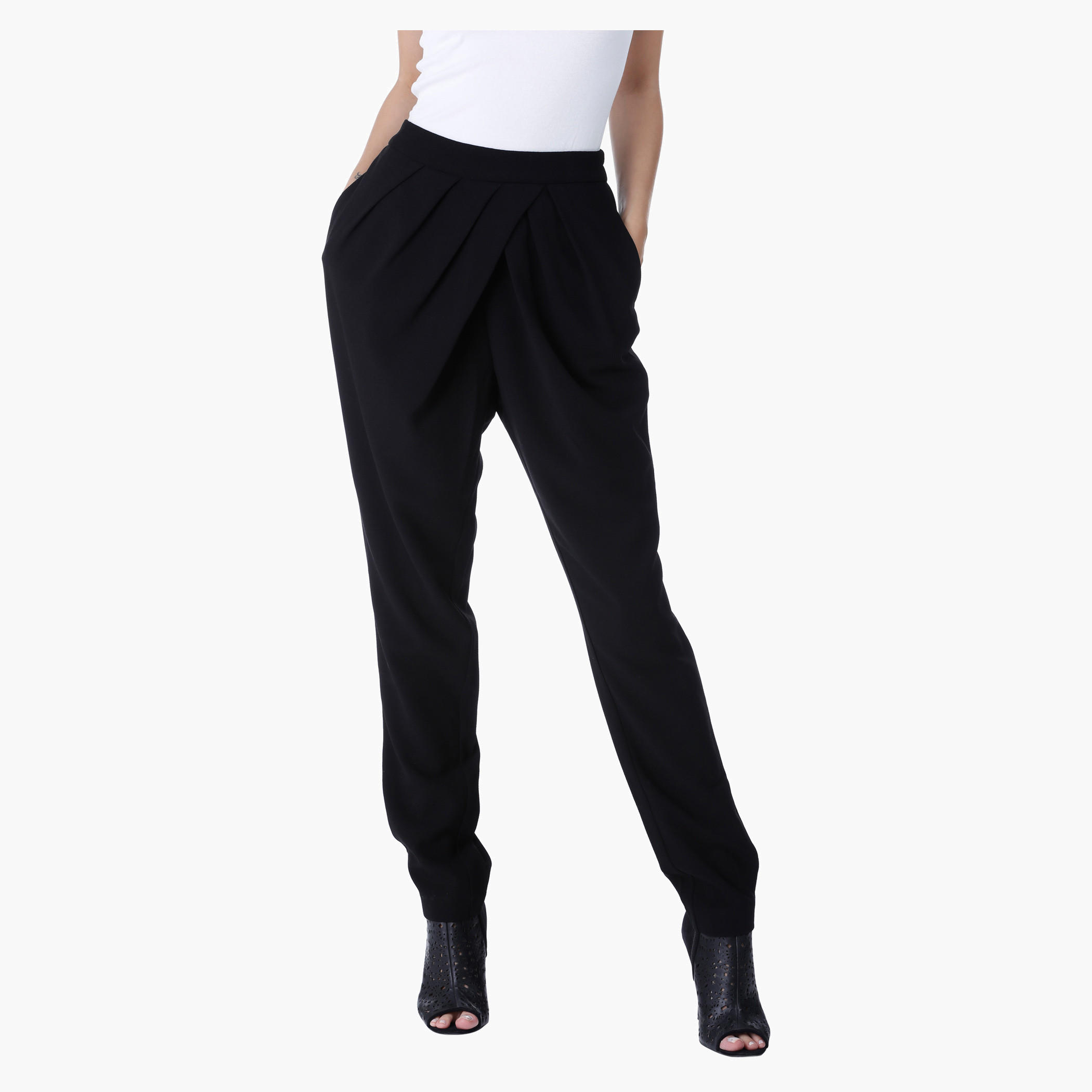 Criss-cross Pleat Pants-women-clothing-bottoms-trousers-image-6