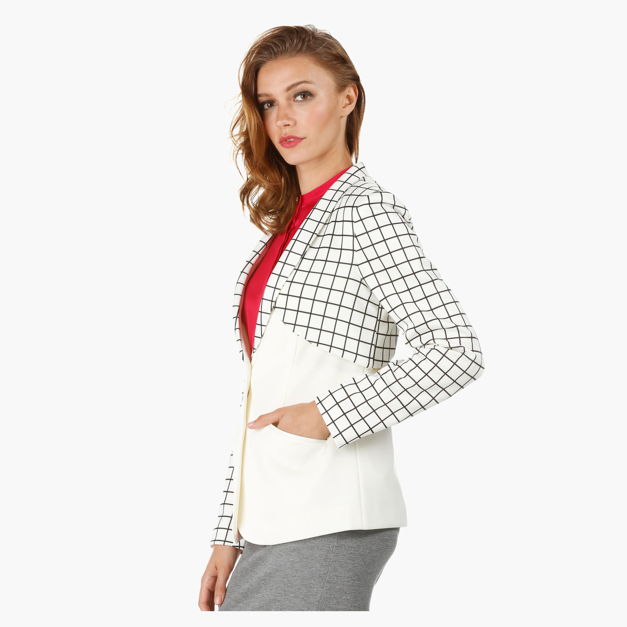 Chequered Jacket-women-clothing-coatsandjackets-blazers-image-3