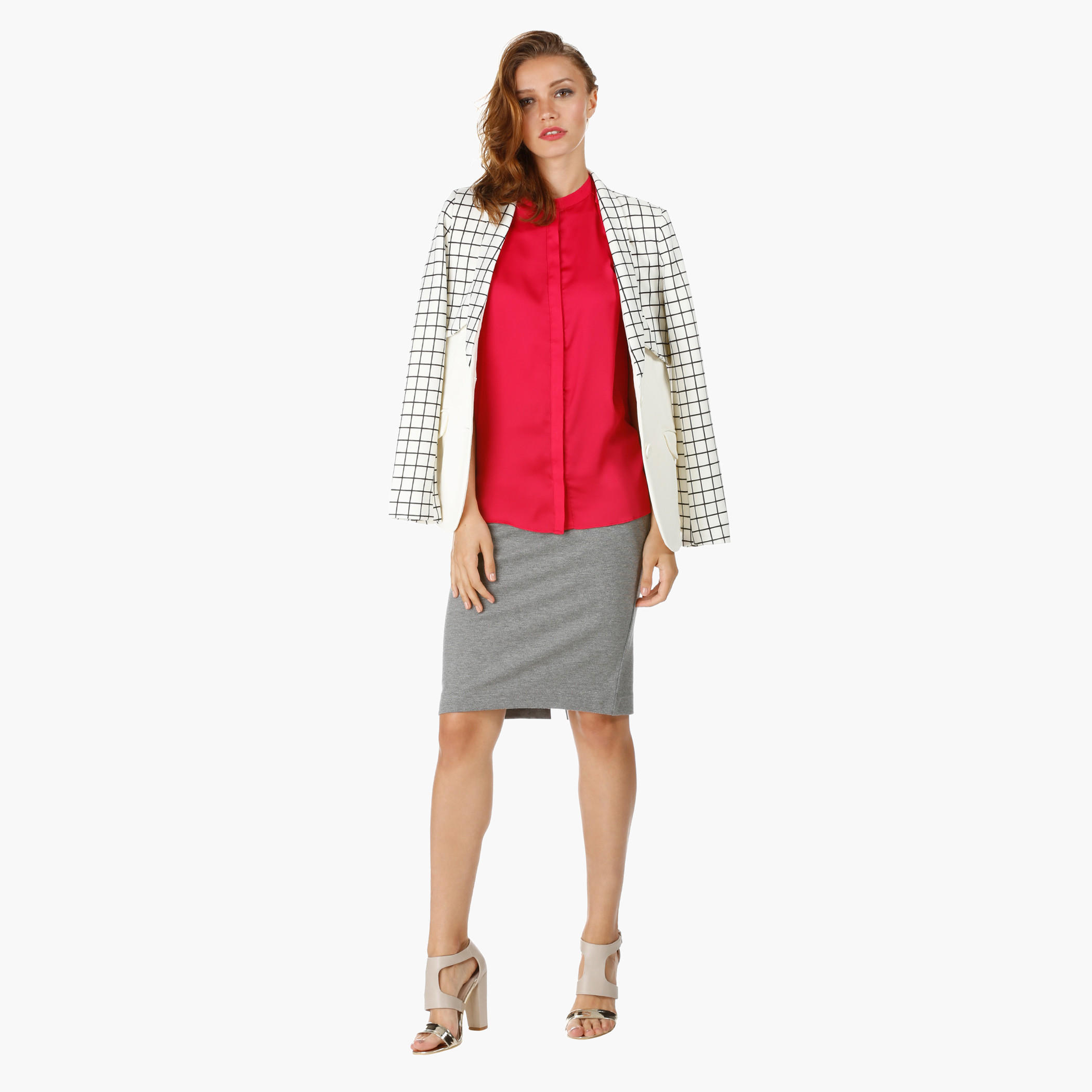 Chequered Jacket-women-clothing-coatsandjackets-blazers-image-1