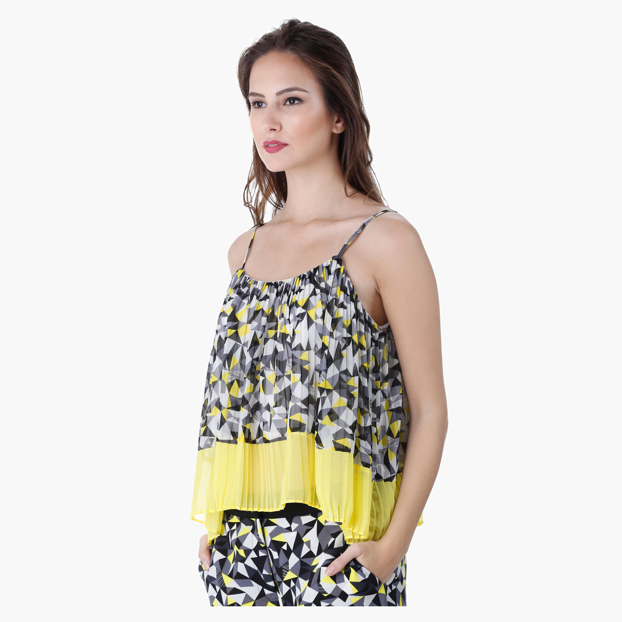 Printed Top with Spaghetti Straps-women-clothing-shirtsandblouses-blouses-image-3