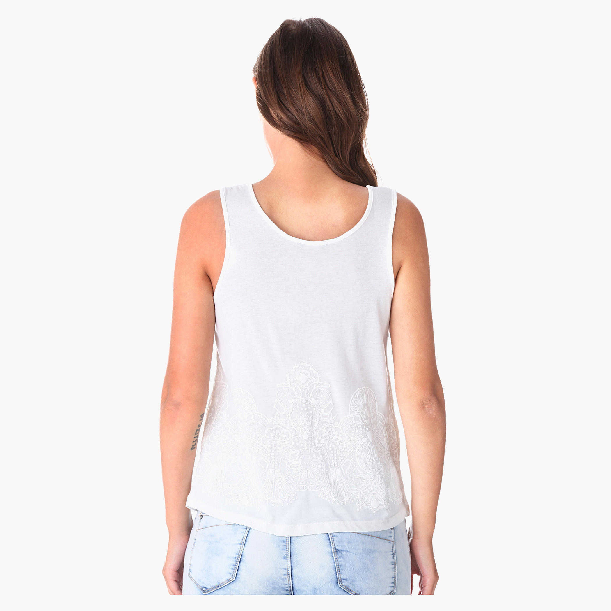 Solid Colour Top-women-clothing-tshirts-image-2