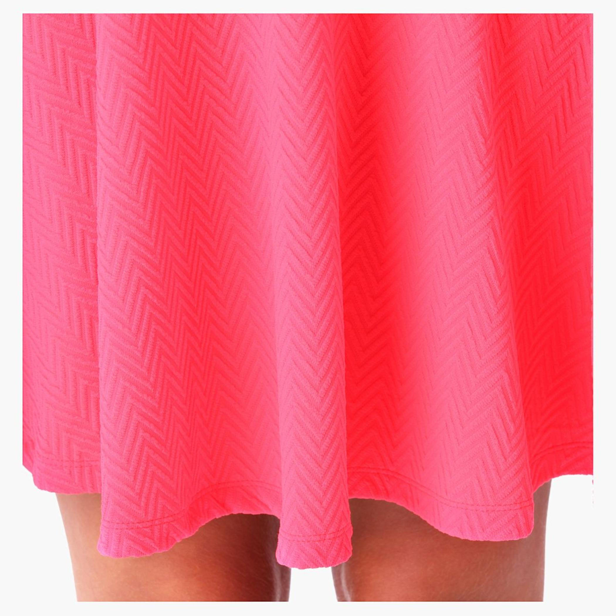 Textured Skater Dress-women-clothing-dresses-image-4