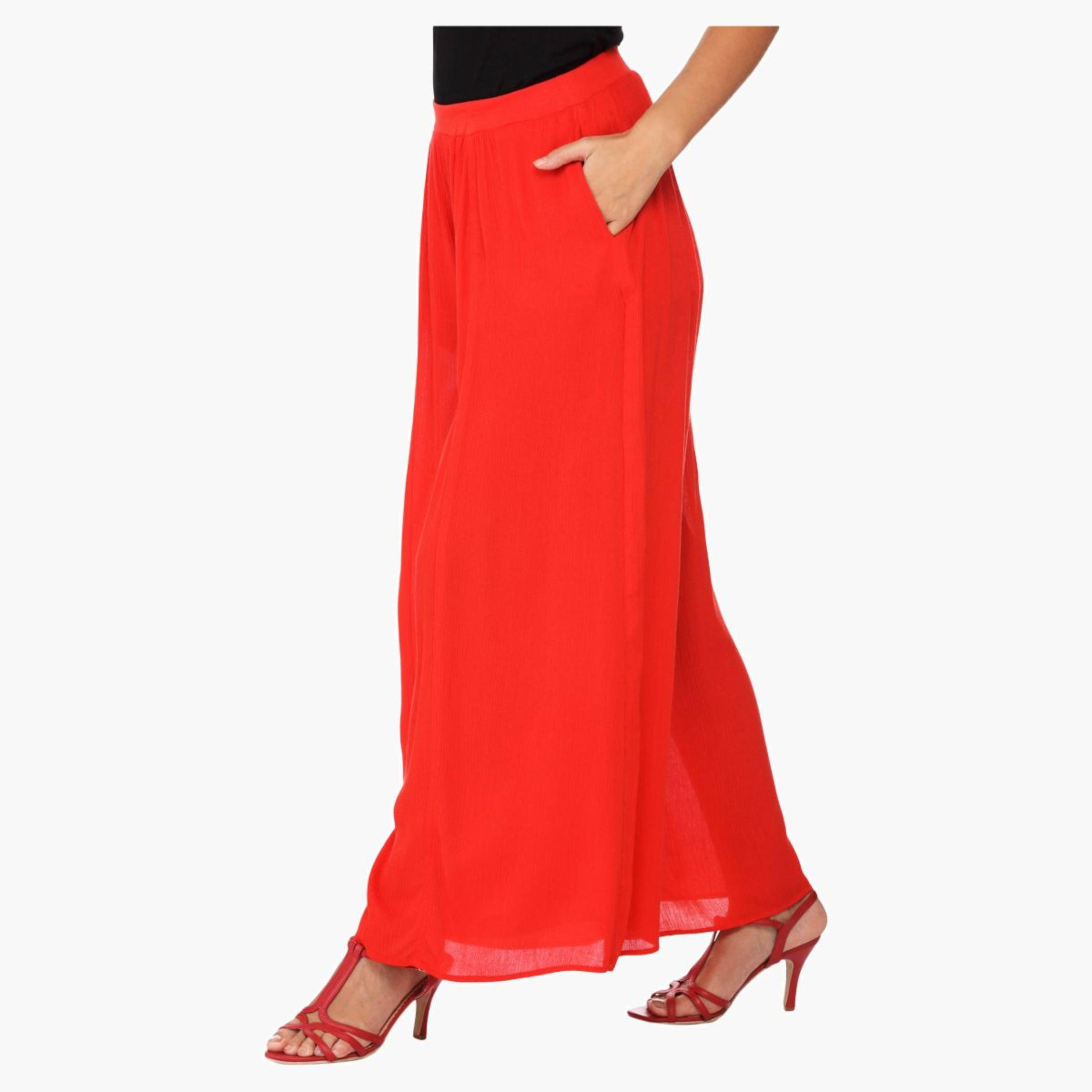 Solid Colour Palazzo Pants-women-clothing-bottoms-trousers-image-3